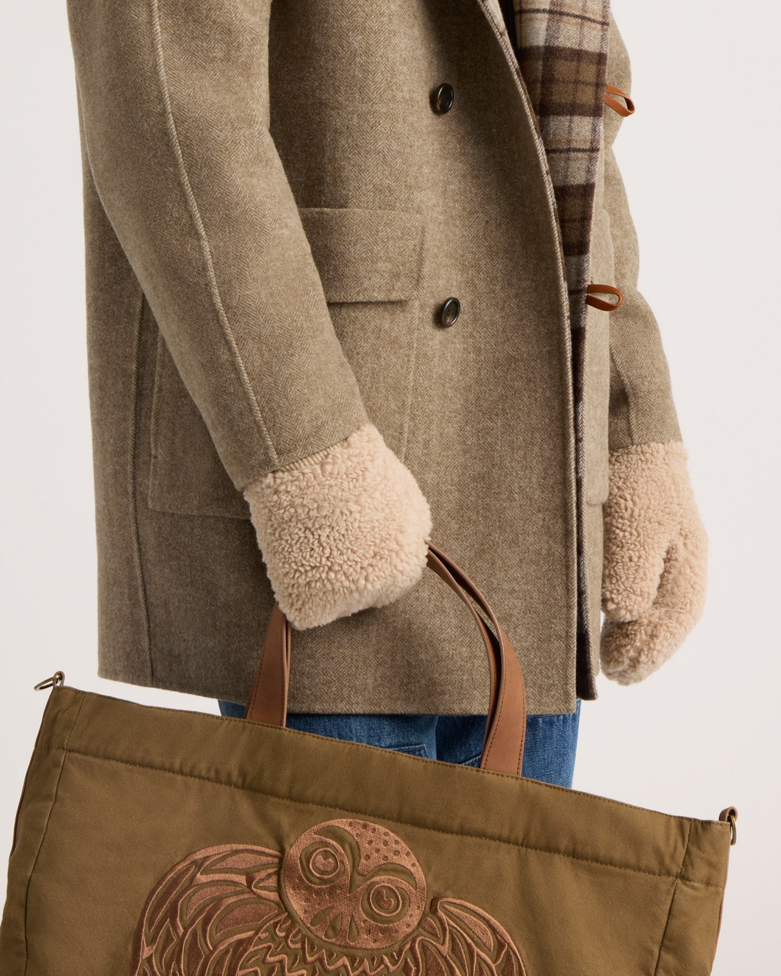 kanuk-mitaines-berg-re-signature-femme-sherpa image 4