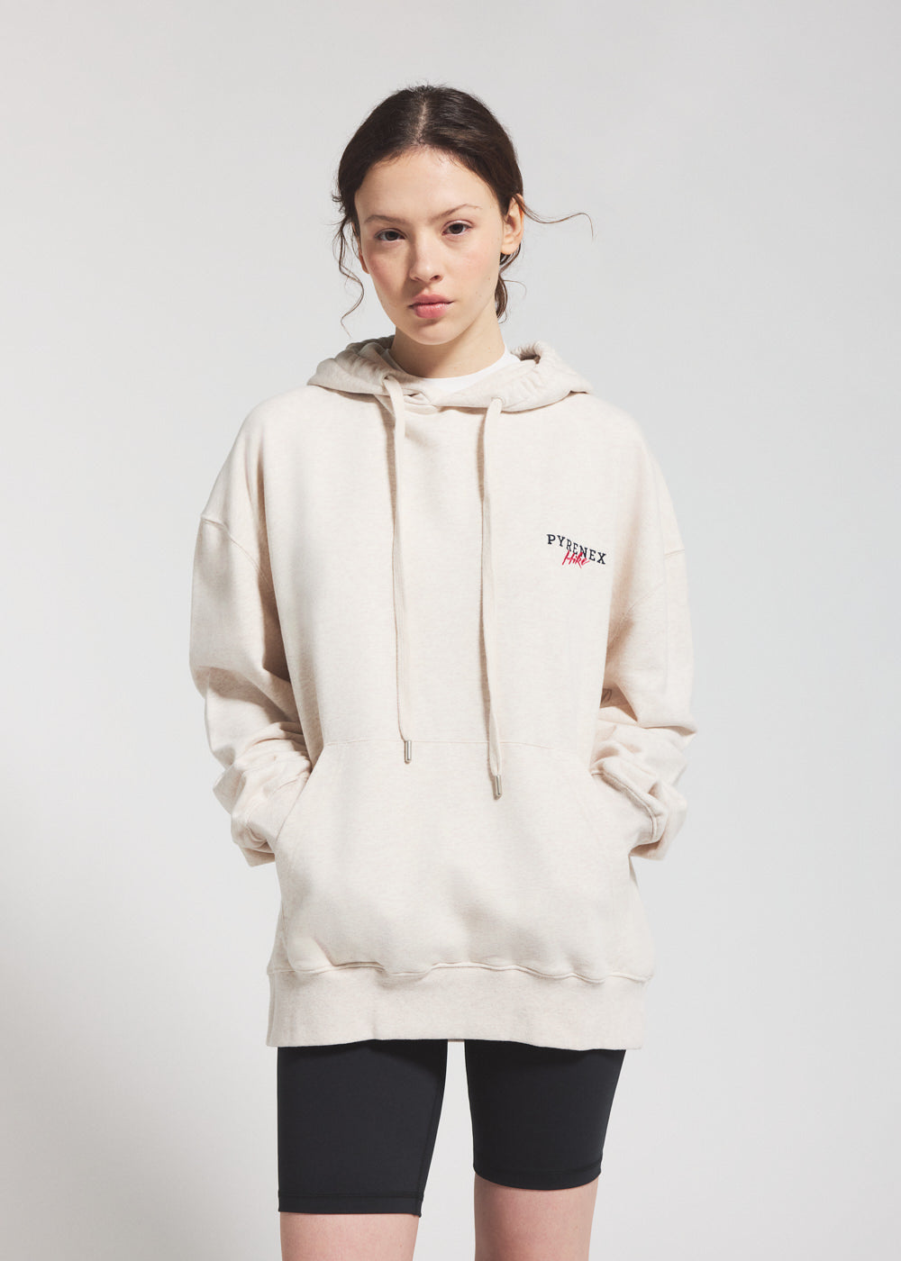 pullover-unisexe-capuche-pyrenex-sierra-cr-me-coton-bio image 2
