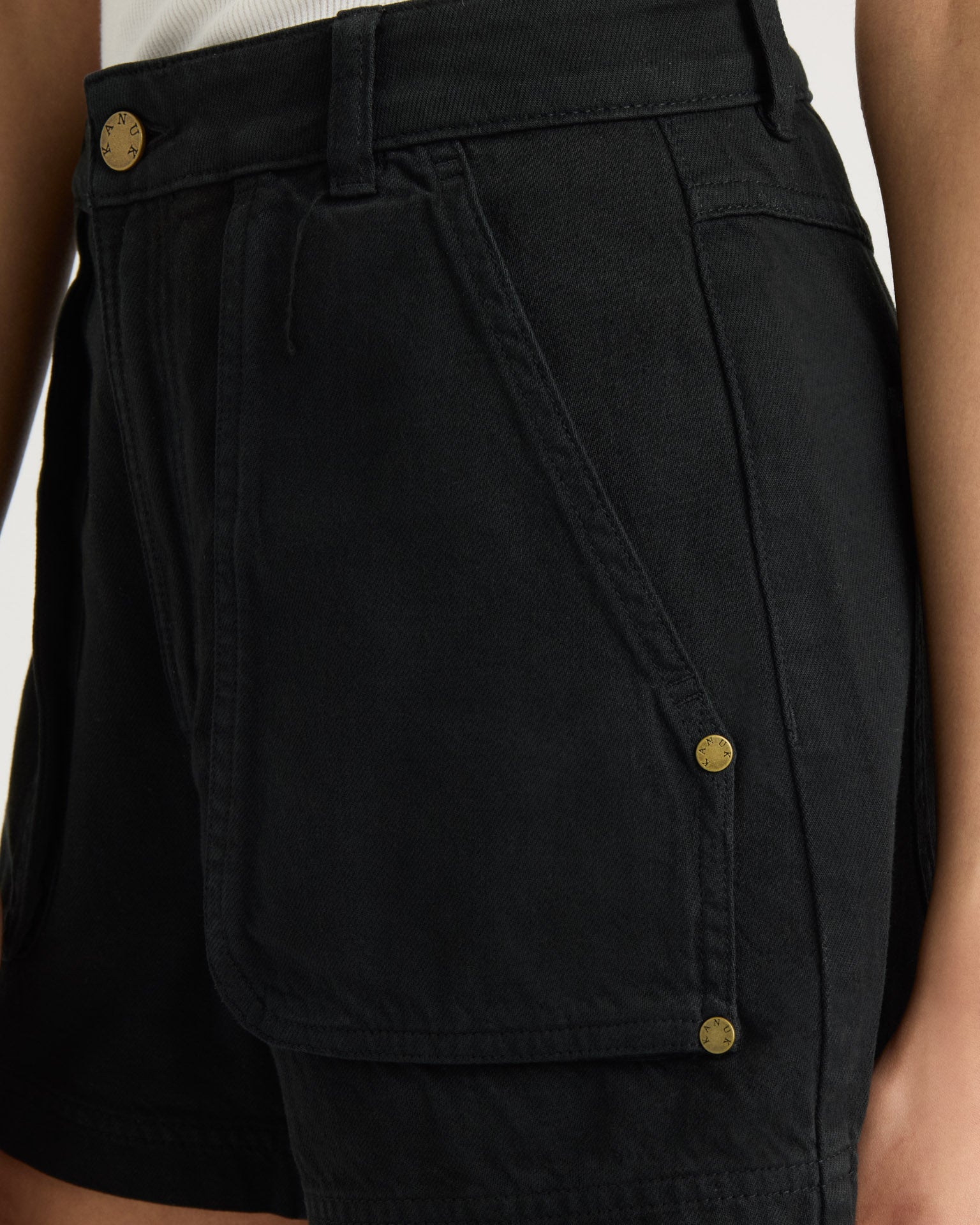 kanuk-kegaska-short-cargo-en-coton-taille-haute-femme image 5