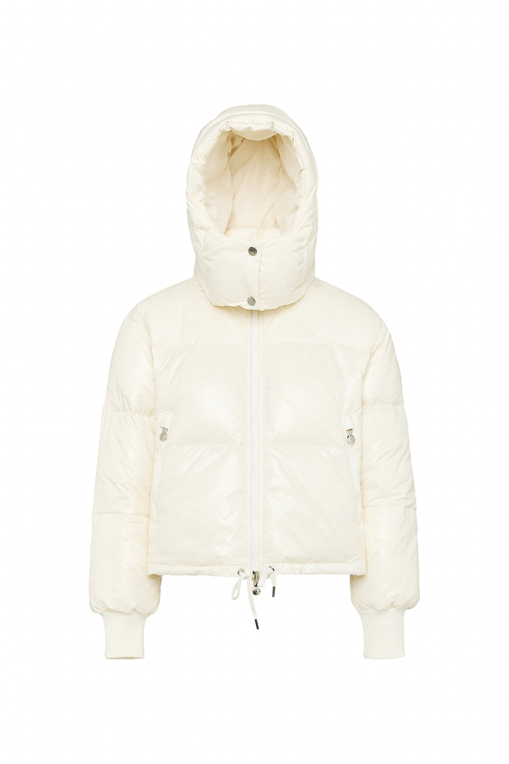 pyrenex-altic-doudoune-courte-capuche-femme-blanche-brillante image 5