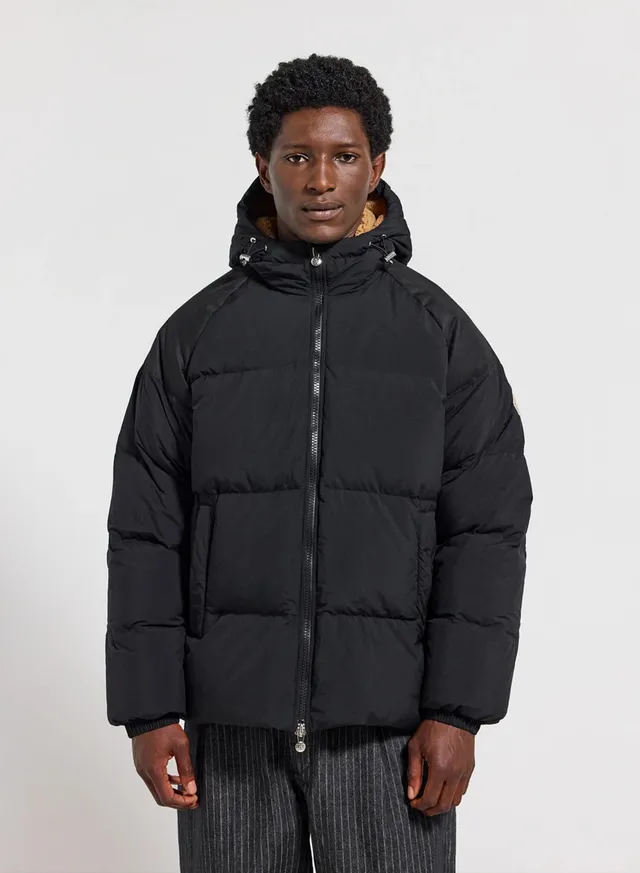 pyrenex-retro-sten-doudoune-unisexe-noire-duvet image 1