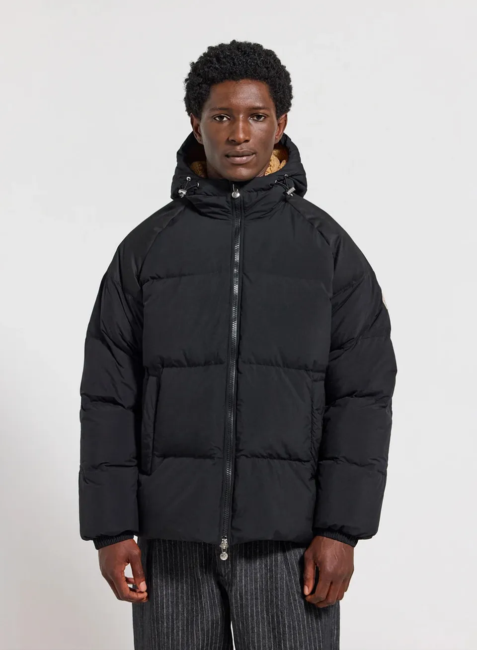 pyrenex-retro-sten-doudoune-unisexe-noire-duvet image 1