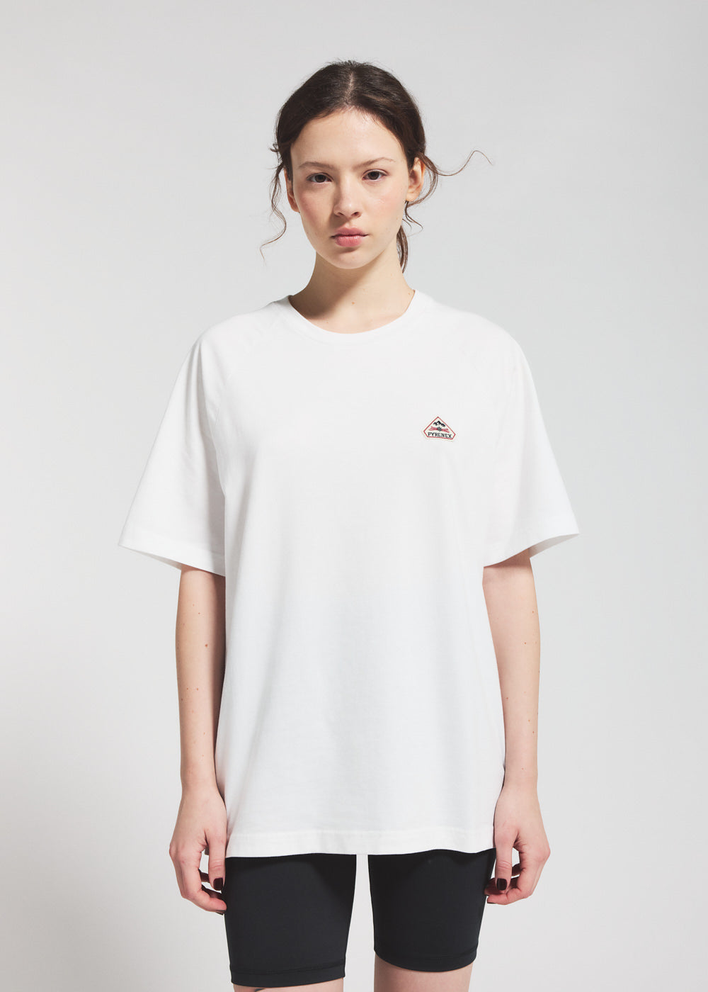 pyrenex-corto-white-t-shirt-unisexe-en-coton-biologique-blanc image 2