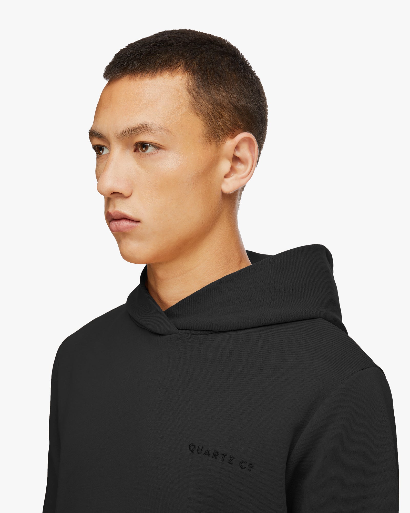 quartz-co-davis-sweat-capuchon-coton-bio-col-enveloppe image 4