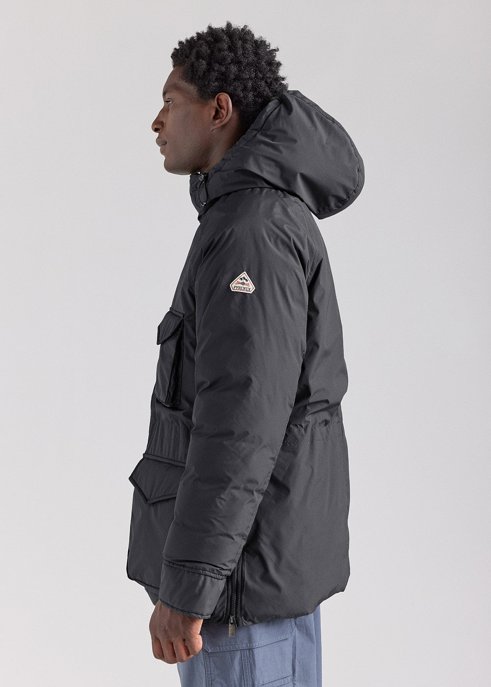 pyrenex-bazus-parka-homme-en-duvet-naturel-noire image 3