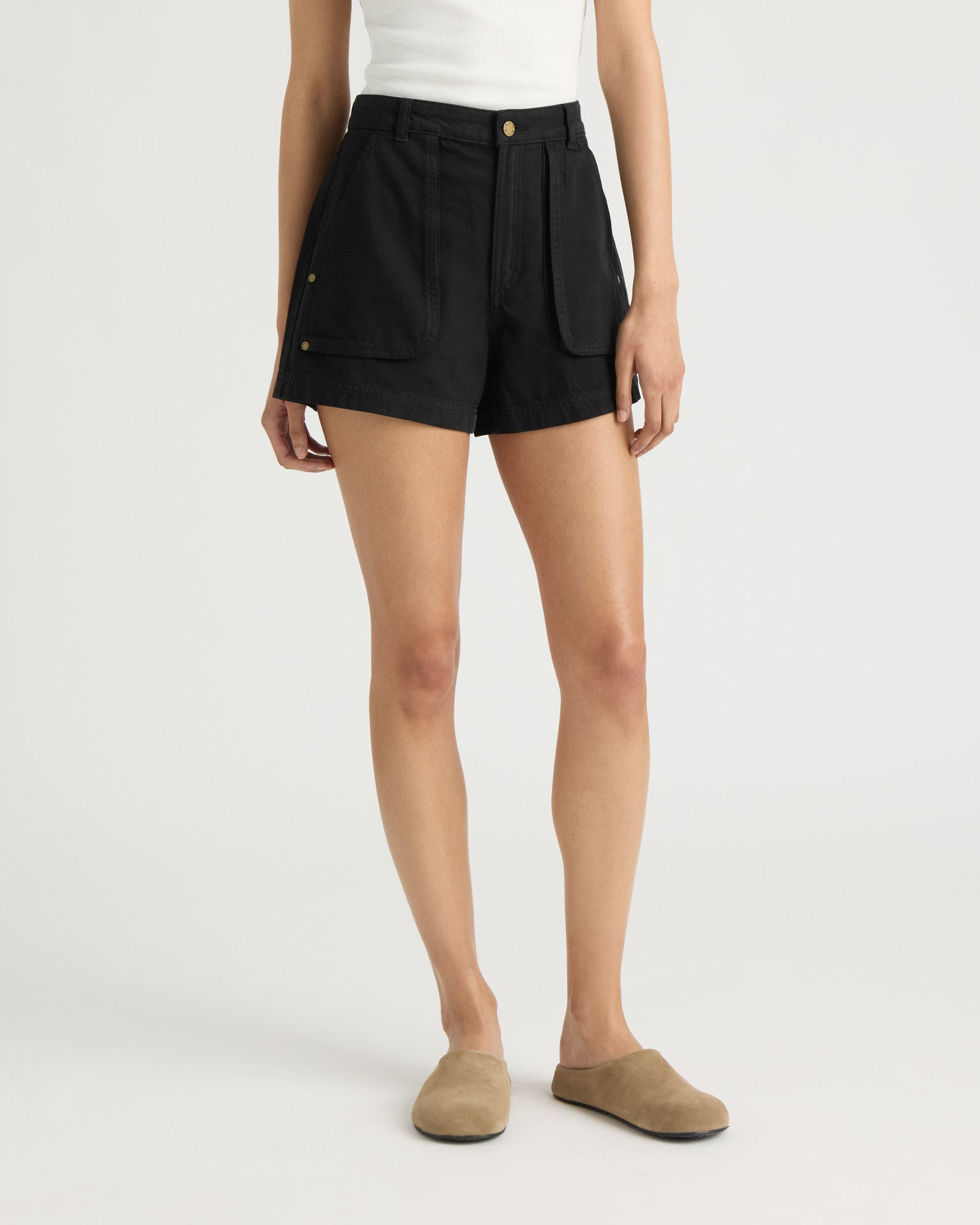 kanuk-kegaska-short-cargo-en-coton-taille-haute-femme image 3