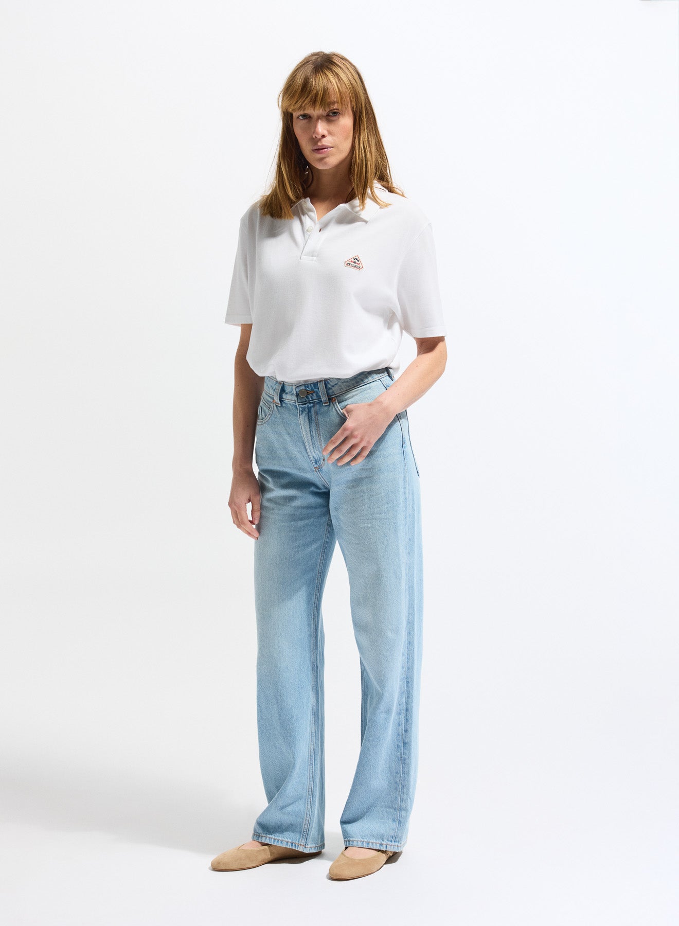 pyrenex-cobalt-polo-homme-coton-biologique-blanc image 4