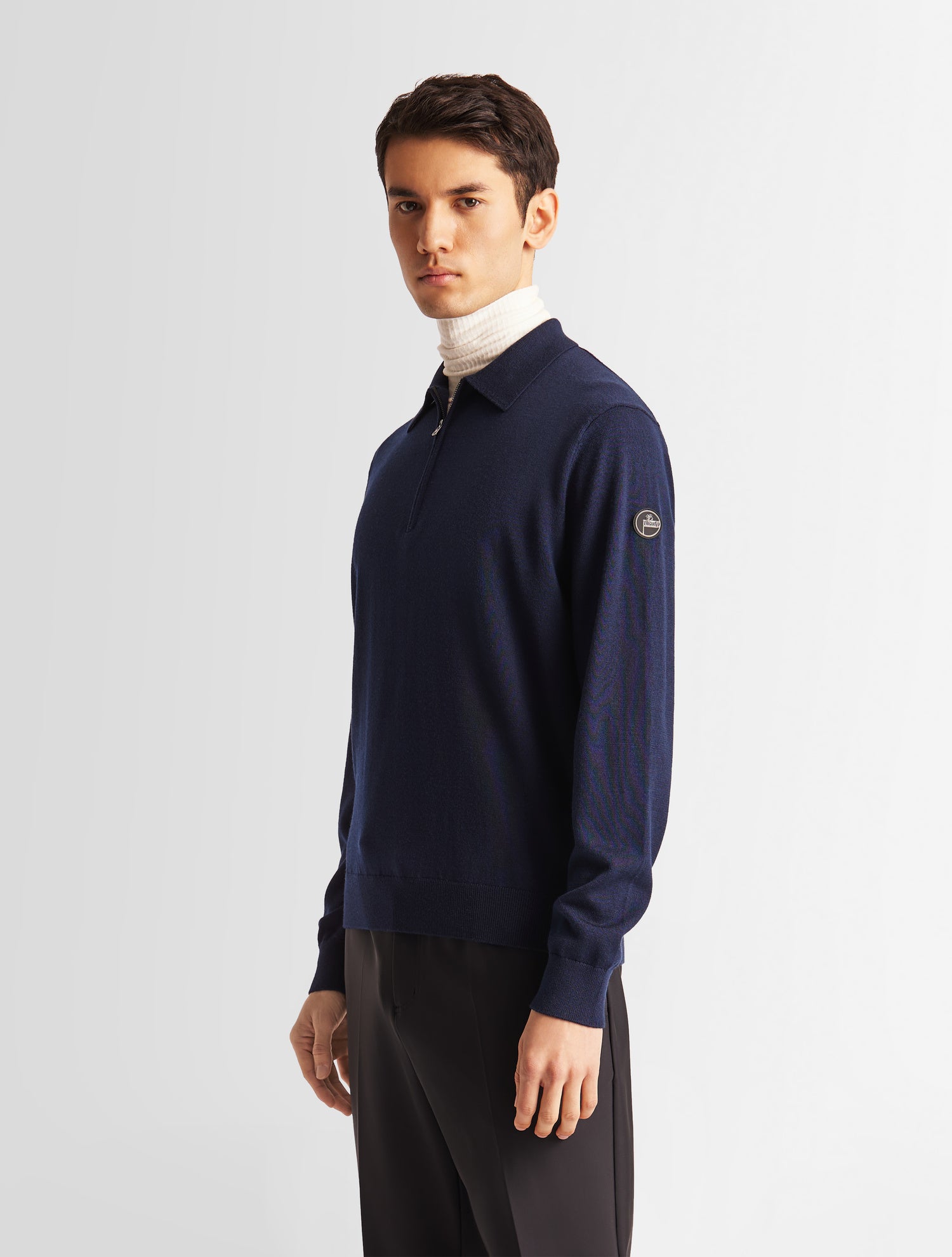 fusalp-pull-clovis-pull-polo-zipp-homme-laine-et-soie image 2