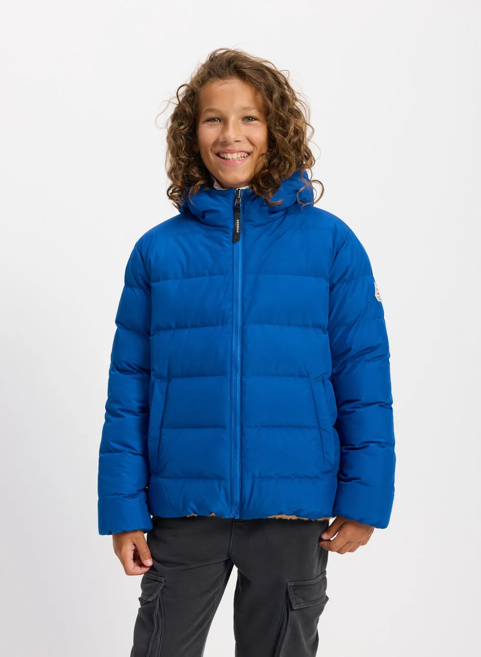 pyrenex-doudoune-keylinn-enfant-bleu-lectrique-r-versible image 1