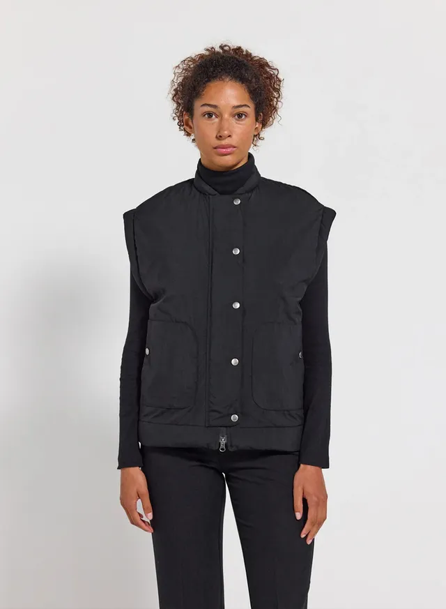 pyrenex-ritzy-doudoune-l-g-re-sans-manches-femme-noire image 1