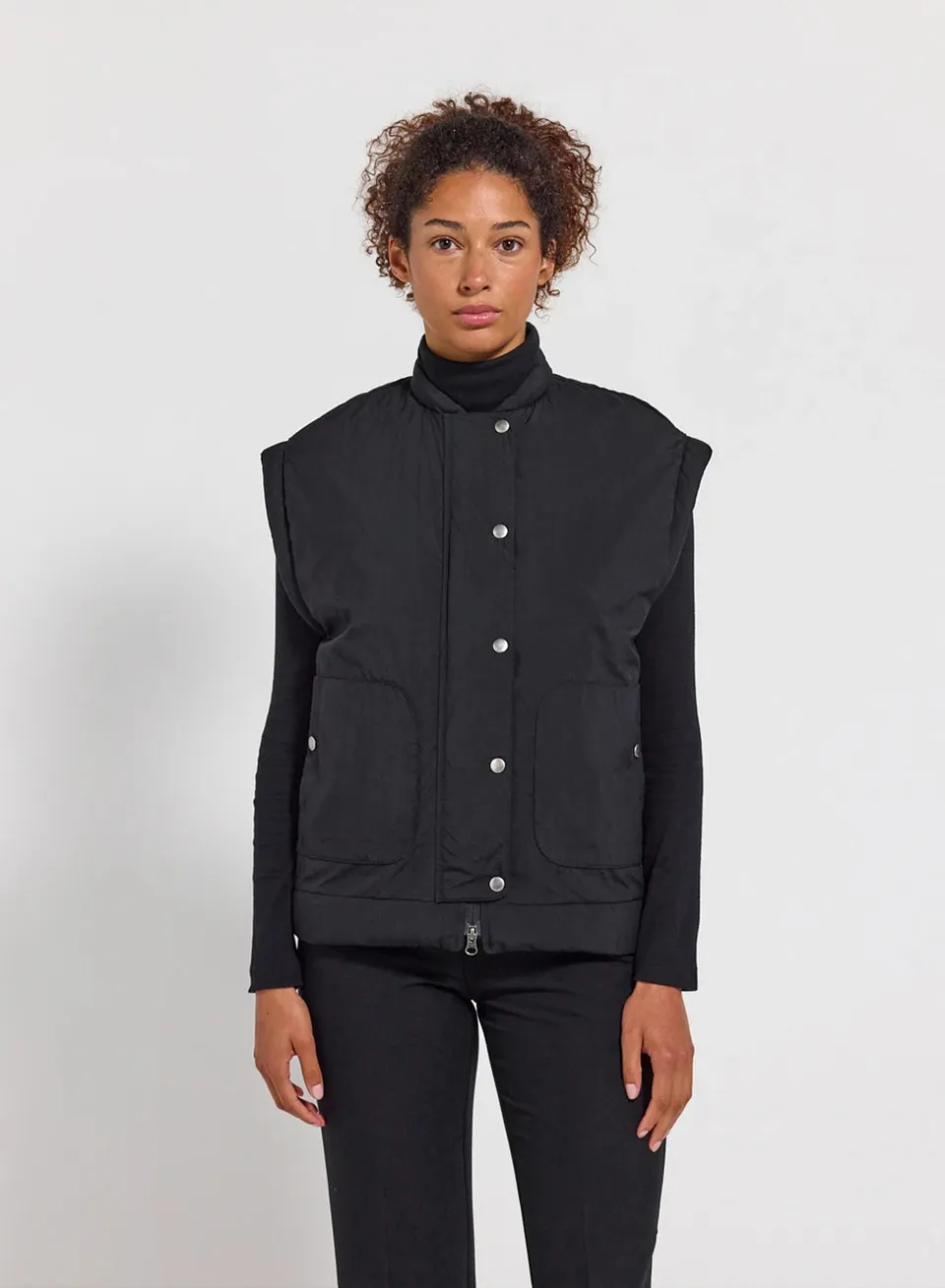pyrenex-ritzy-doudoune-l-g-re-sans-manches-femme-noire image 1