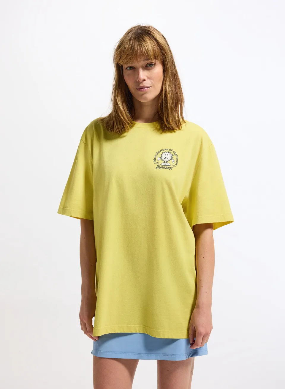 pyrenex-mfg-tee-t-shirt-unisexe-en-coton-biologique-jaune image 1