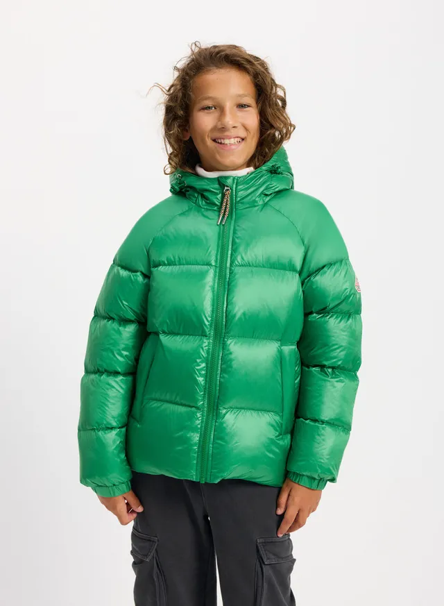 pyrenex-sten-doudoune-capuche-enfant-verte image 1