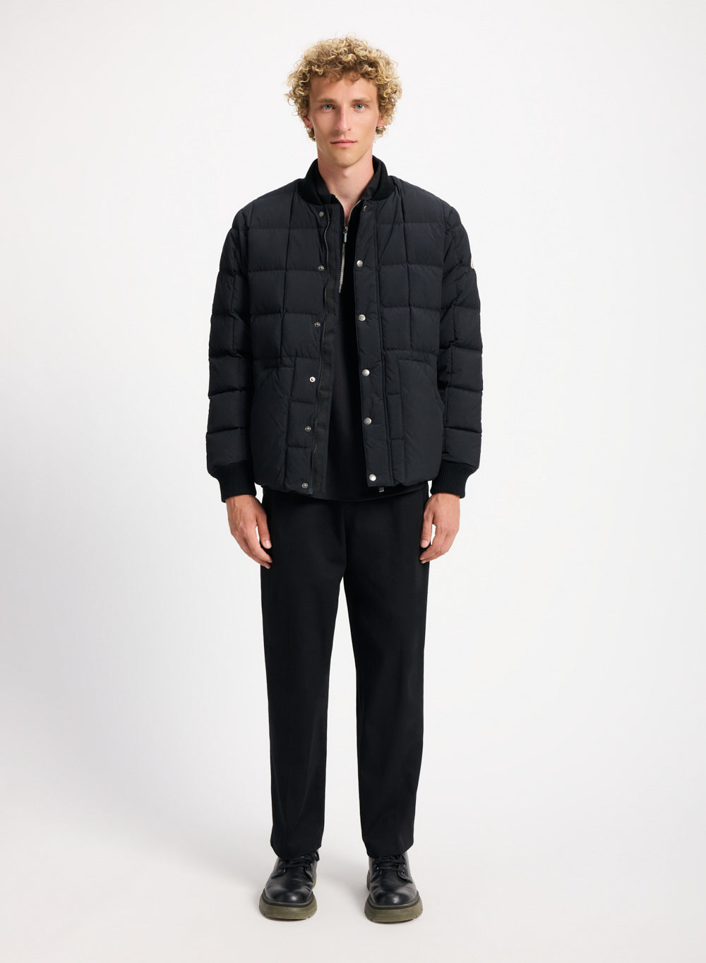 veste-doudoune-homme-pyrenex-flight-piquage-carr-noire image 2