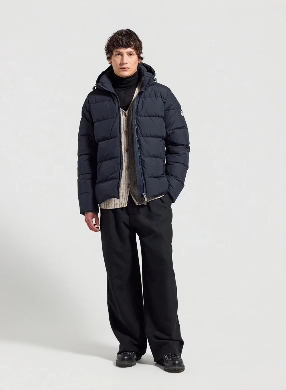 pyrenex-spoutnic-doudoune-homme-capuche-amovible-bleu-fonc image 2