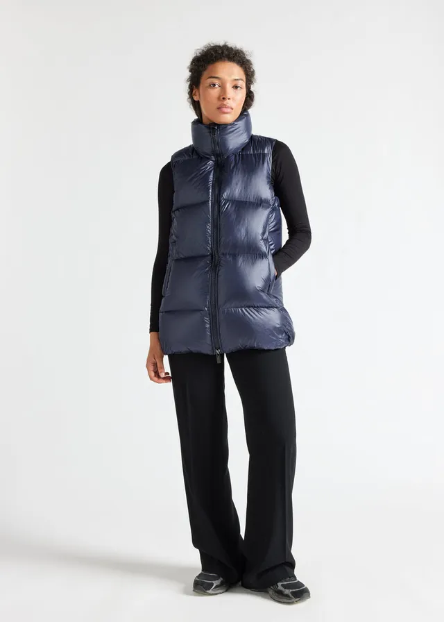 pyrenex-tamara-amiral-doudoune-sans-manche-femme-mi-longue image 1