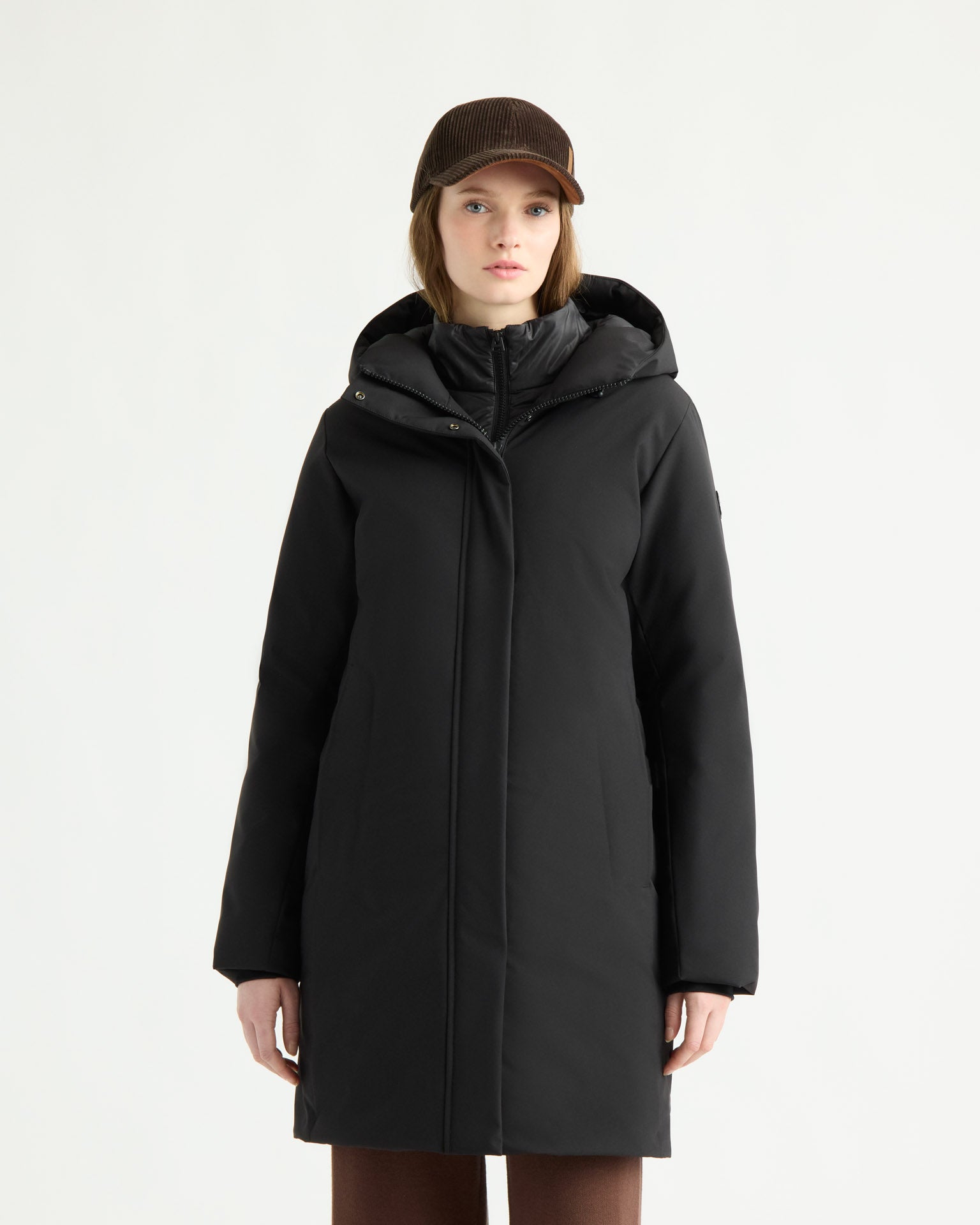 kanuk-mackay-manteau-capuche-mi-long-avec-plastron-duvet image 1