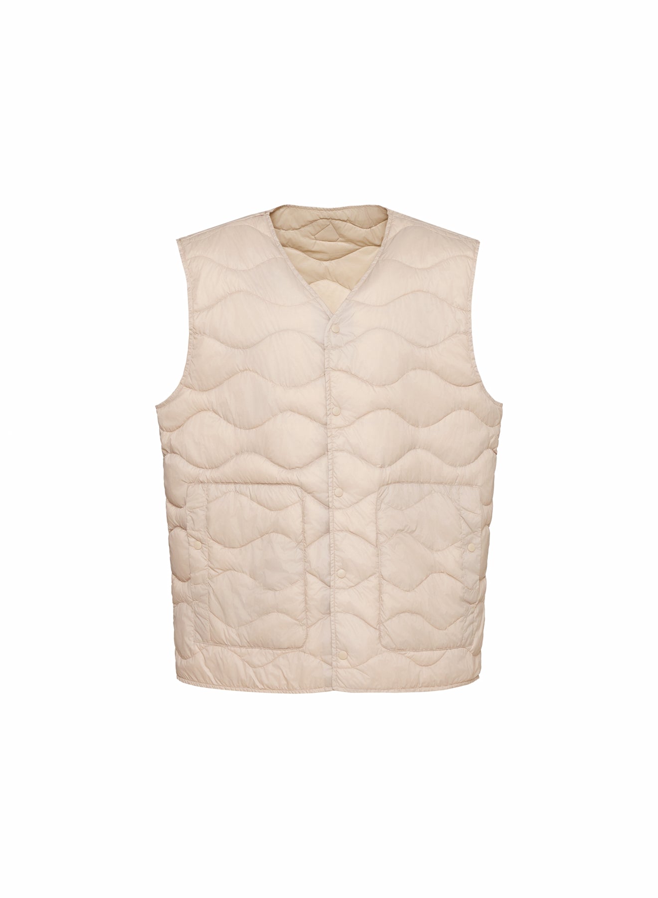 pyrenex-handy-vest-gilet-doudoune-homme-beige-clair image 4