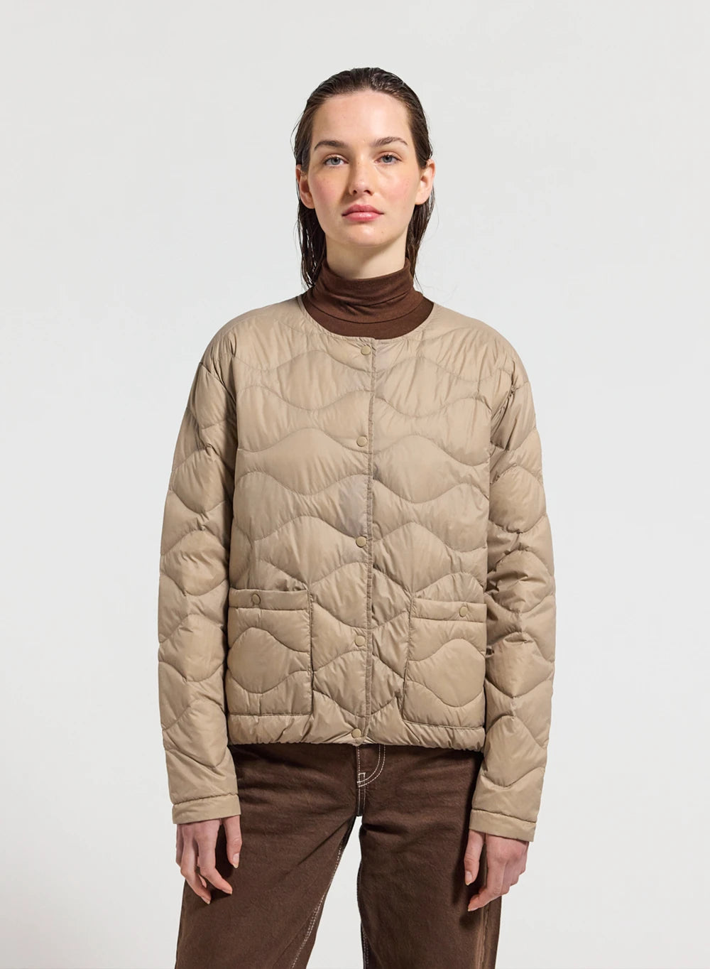 pyrenex-orite-doudoune-ultra-l-g-re-femme-beige image 1