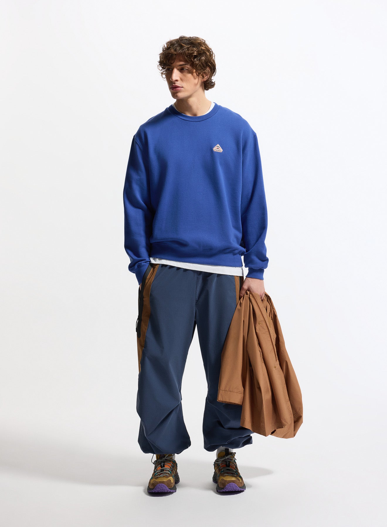 pyrenex-phase-sweat-col-rond-unisexe-bleu-lectrique image 3