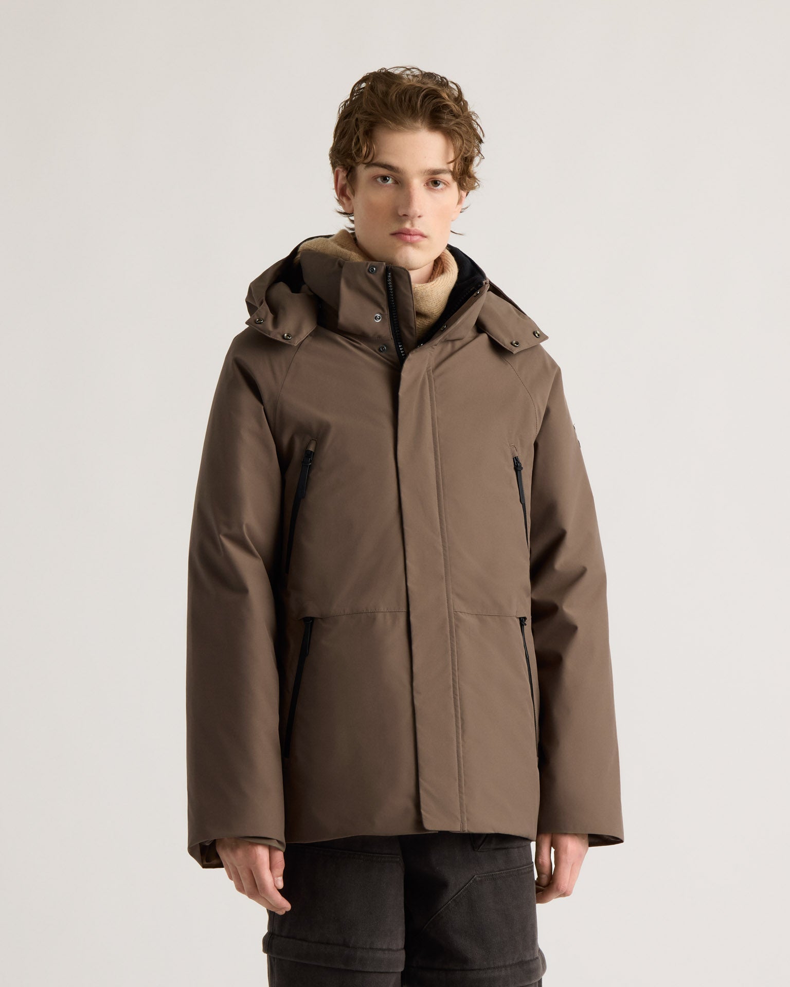 kanuk-alpin-manteau-court-isol-homme-capuche image 3