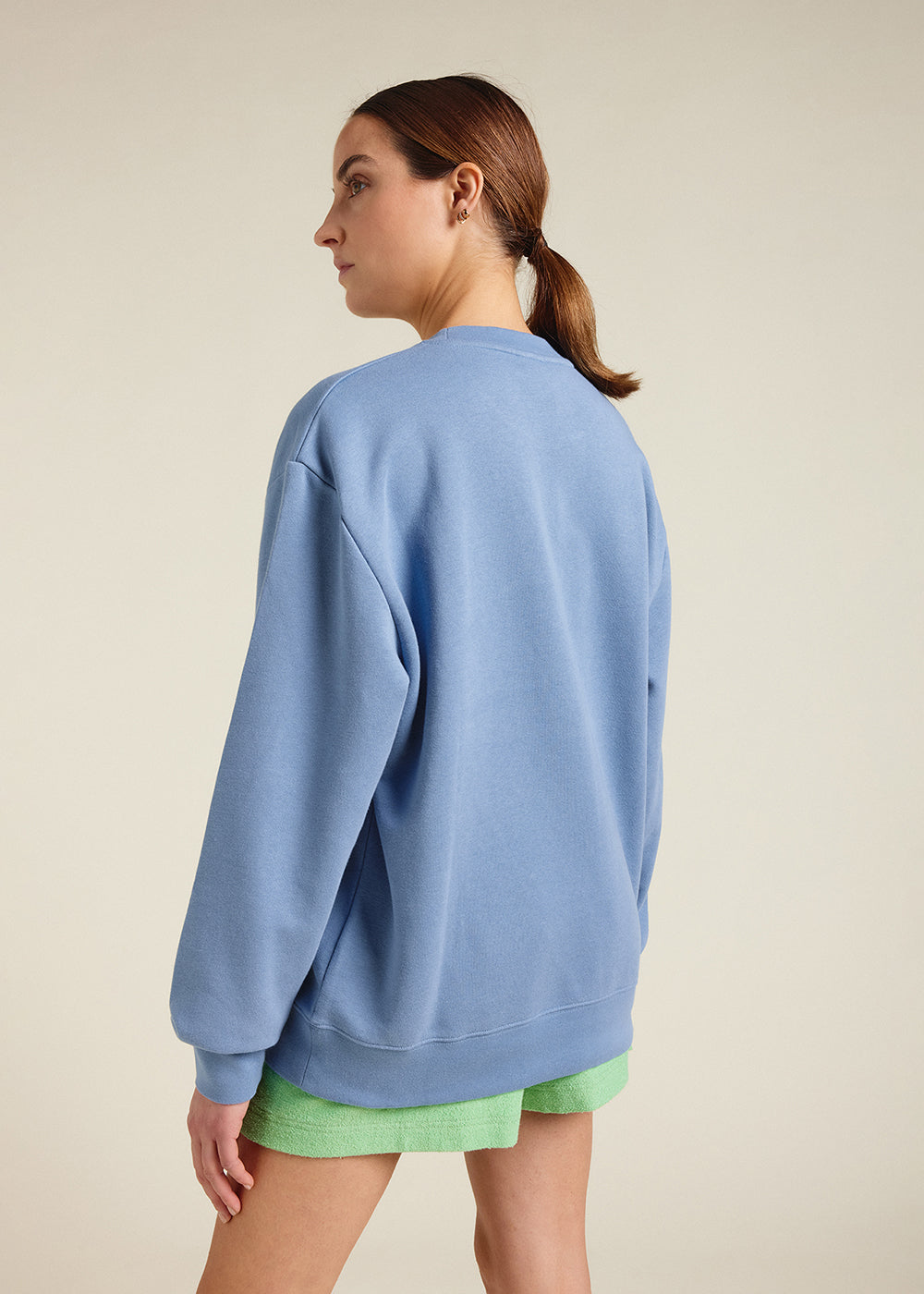 sweat-unisexe-pyrenex-phase-coronet-blue-coton-bio image 6