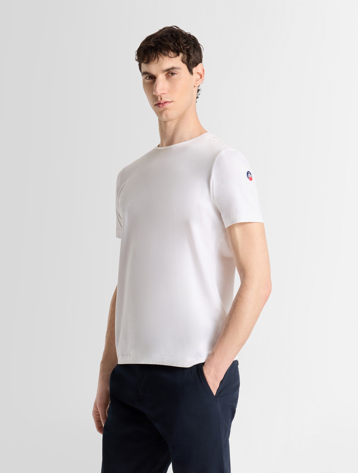 fusalp-t-shirt-rivi-re-homme-coton-stretch-col-rond image 2