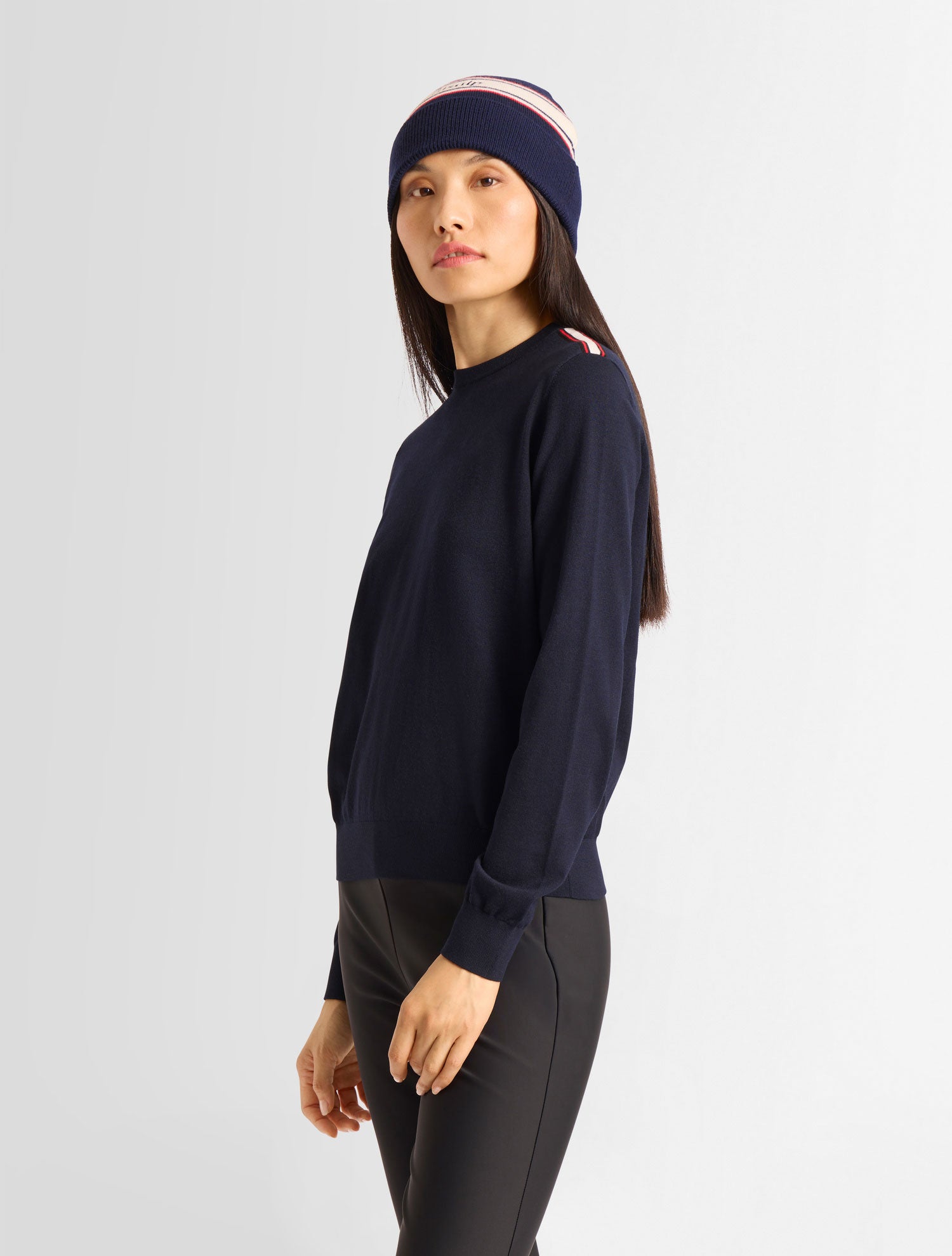 fusalp-pull-ottavia-femme-maille-fine-rayures-intarsia image 2