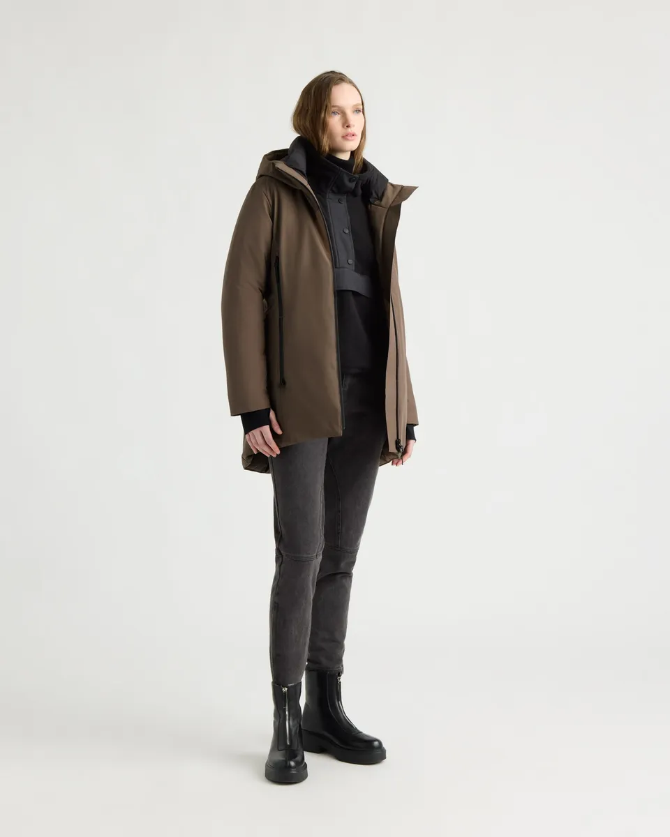 kanuk-laurier-manteau-isol-semi-ajust-femme-capuchon image 1