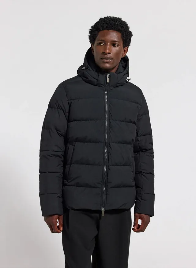 pyrenex-spoutnic-doudoune-homme-capuche-amovible-noire image 1