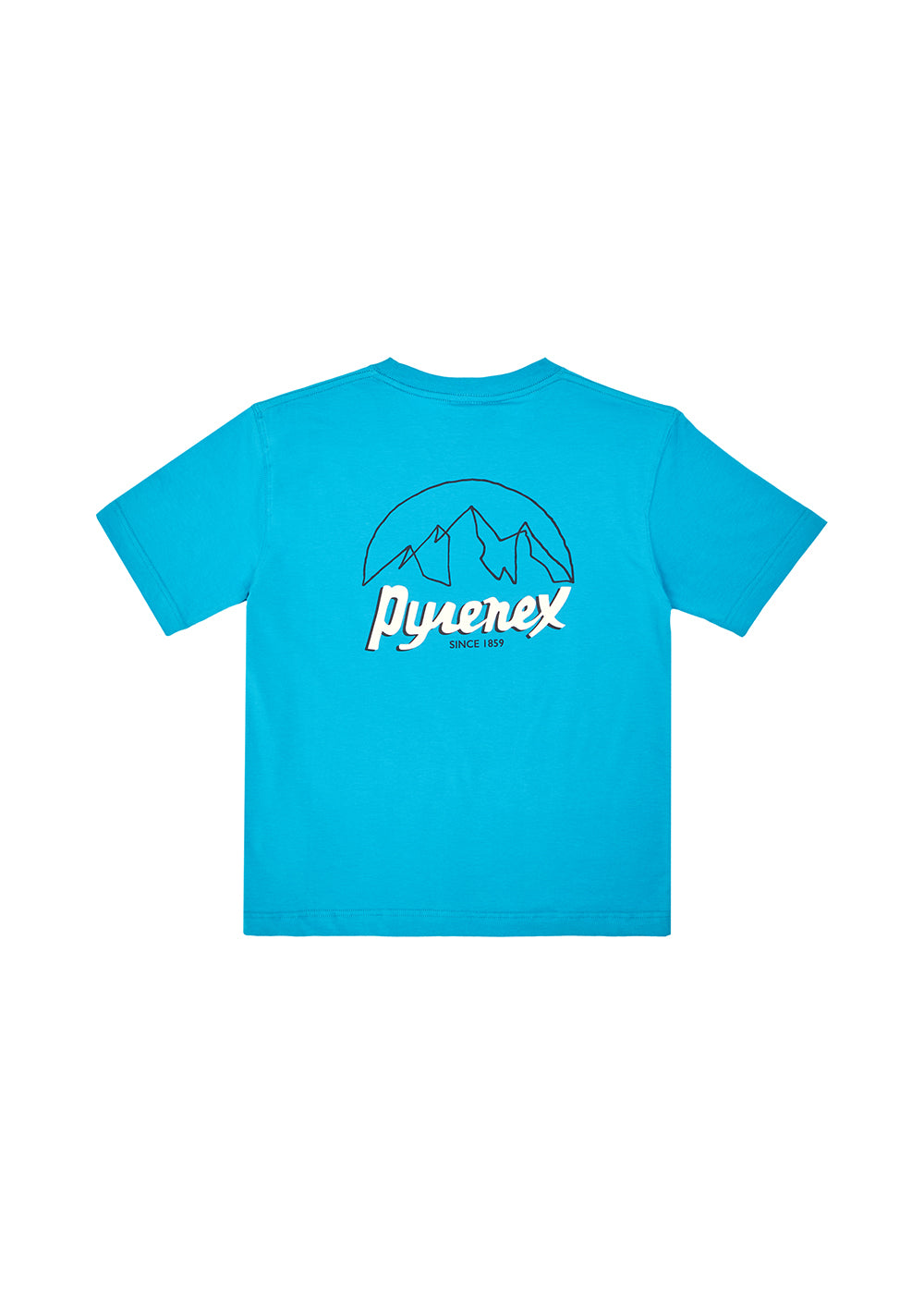 pyrenex-hill-t-shirt-unisexe-coton-bio-turquoise image 6