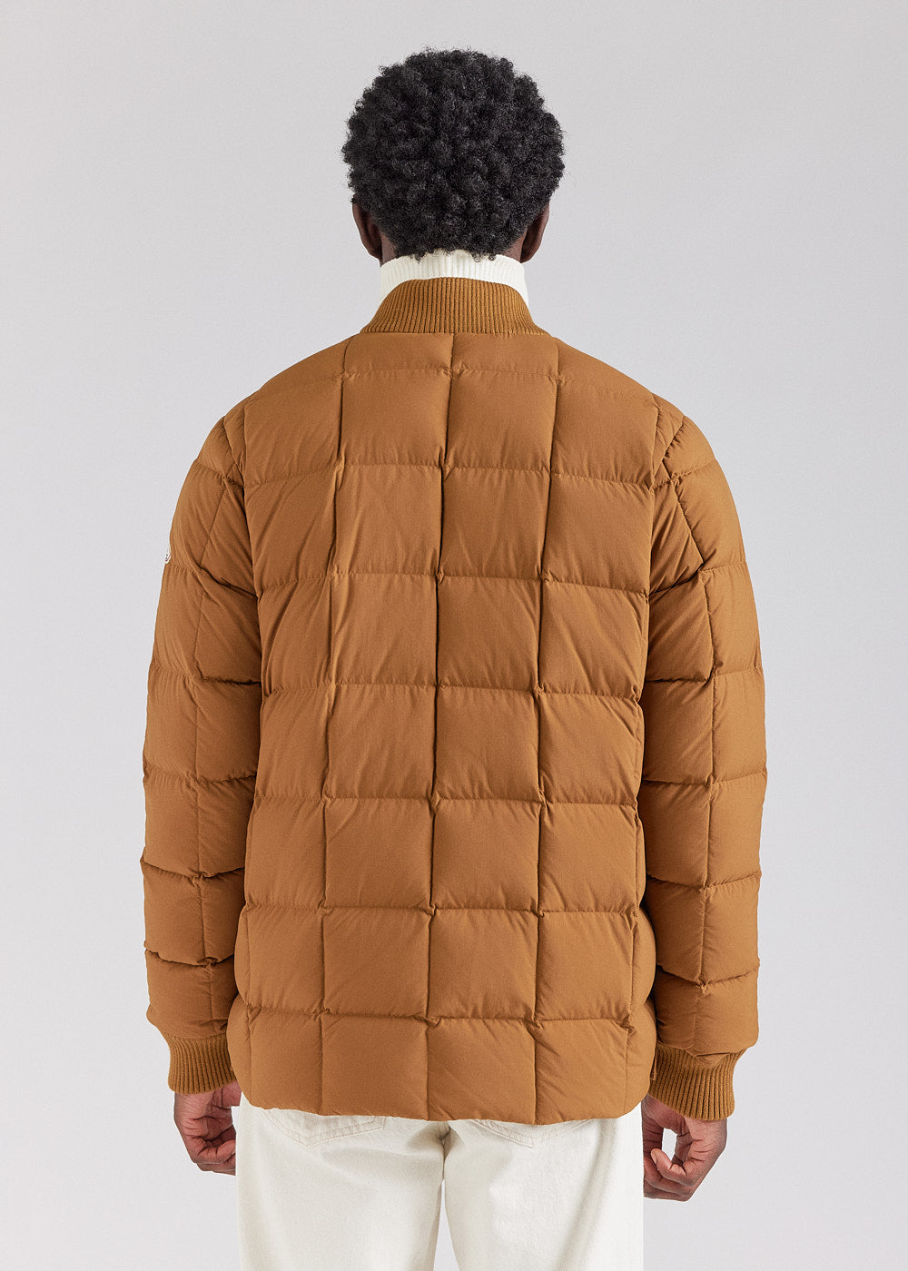 pyrenex-flight-veste-doudoune-homme-piquage-carr-bronze-brown image 4