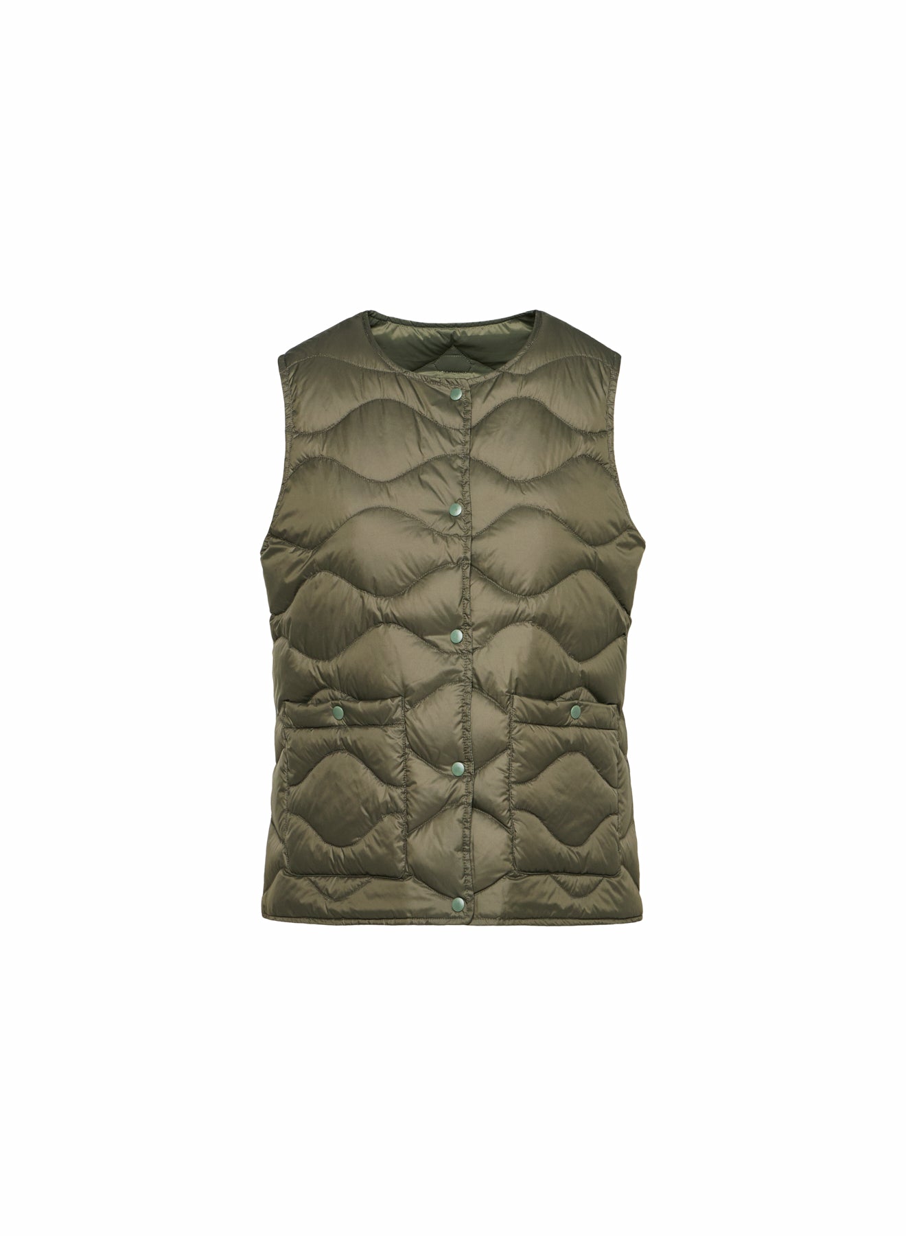 doudoune-ultra-l-g-re-sans-manches-femme-pyrenex-orite-vest-kaki image 4