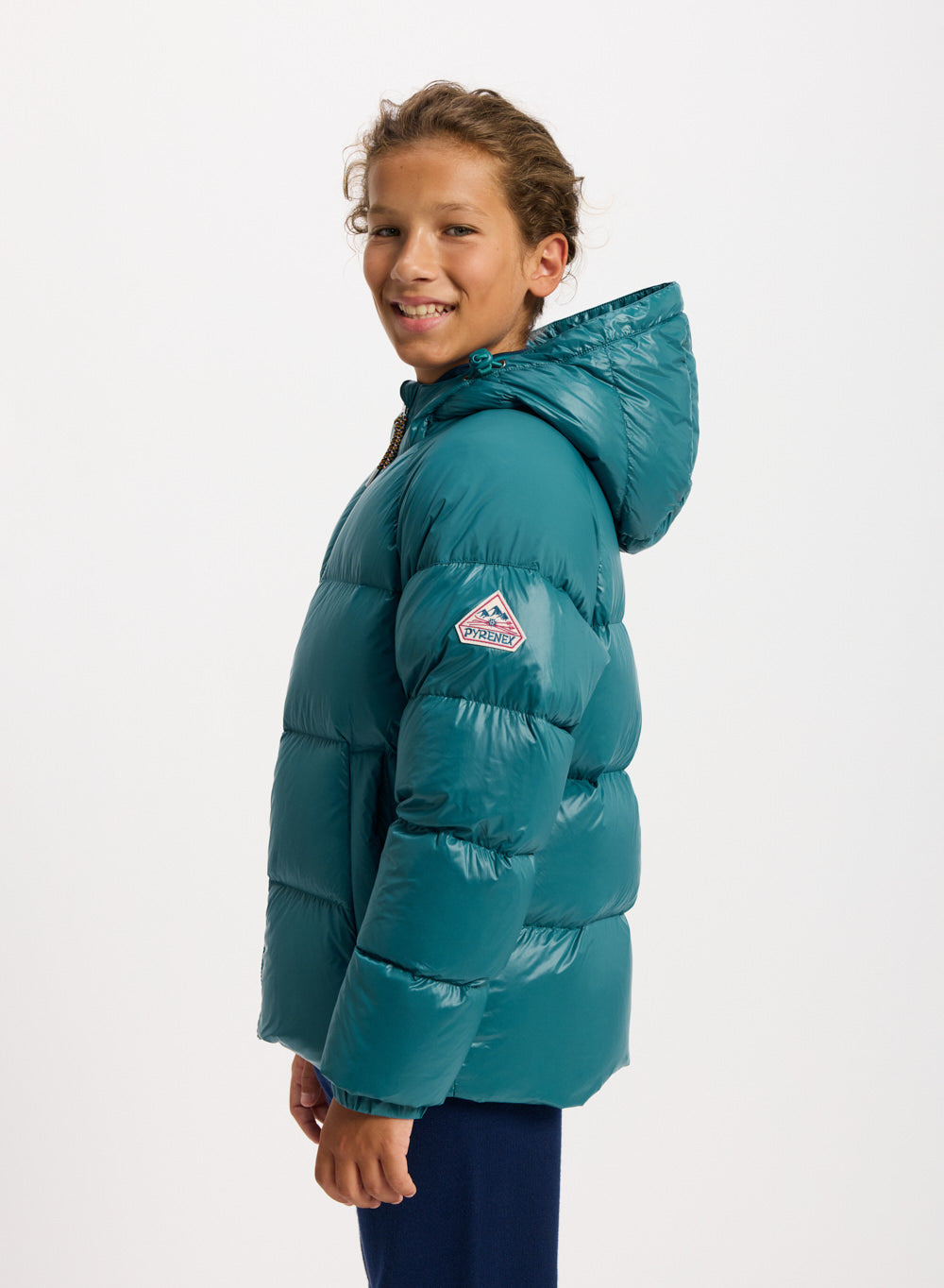 pyrenex-sten-doudoune-capuche-enfant-bleu-turquoise-unisexe image 5