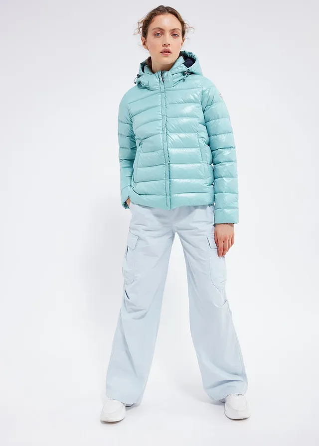 pyrenex-spoutnic-doudoune-brillante-femme-capuche-aquifer image 1