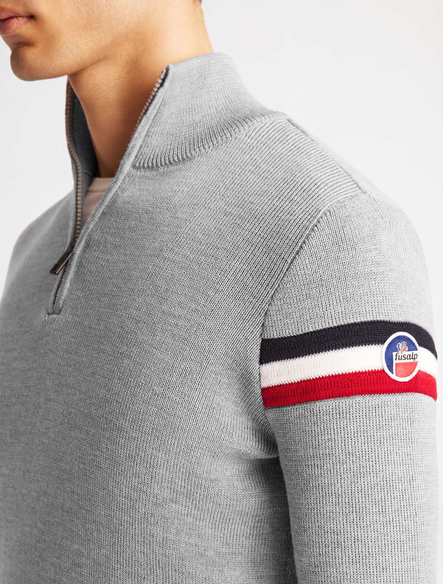fusalp-pull-wengen-homme-laine-m-rinos-col-camionneur-zipp-r-f-a2126-02965 image 4