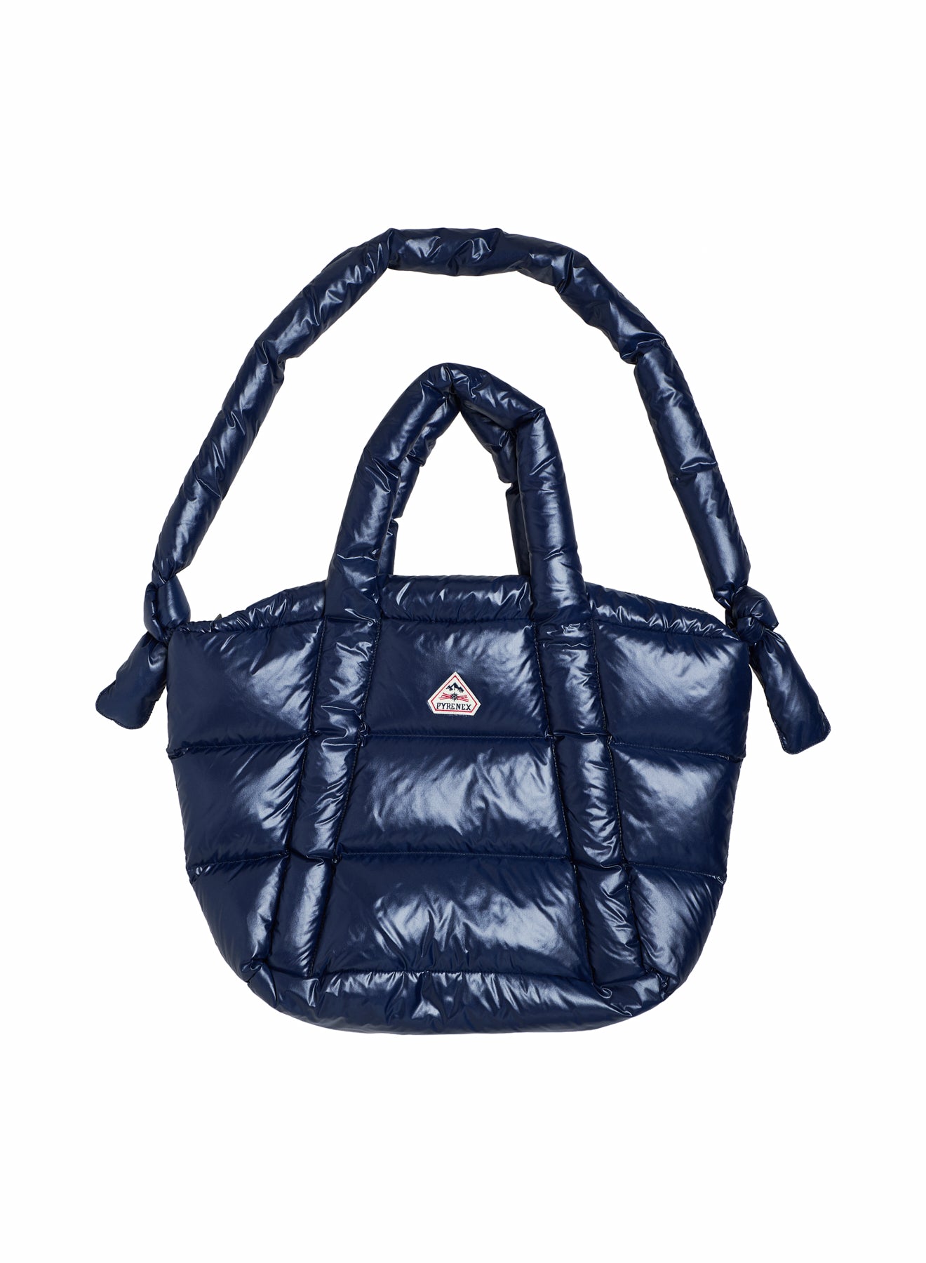 sac-cabas-pyrenex-hollow-matelass-duvet-bleu-marine image 2