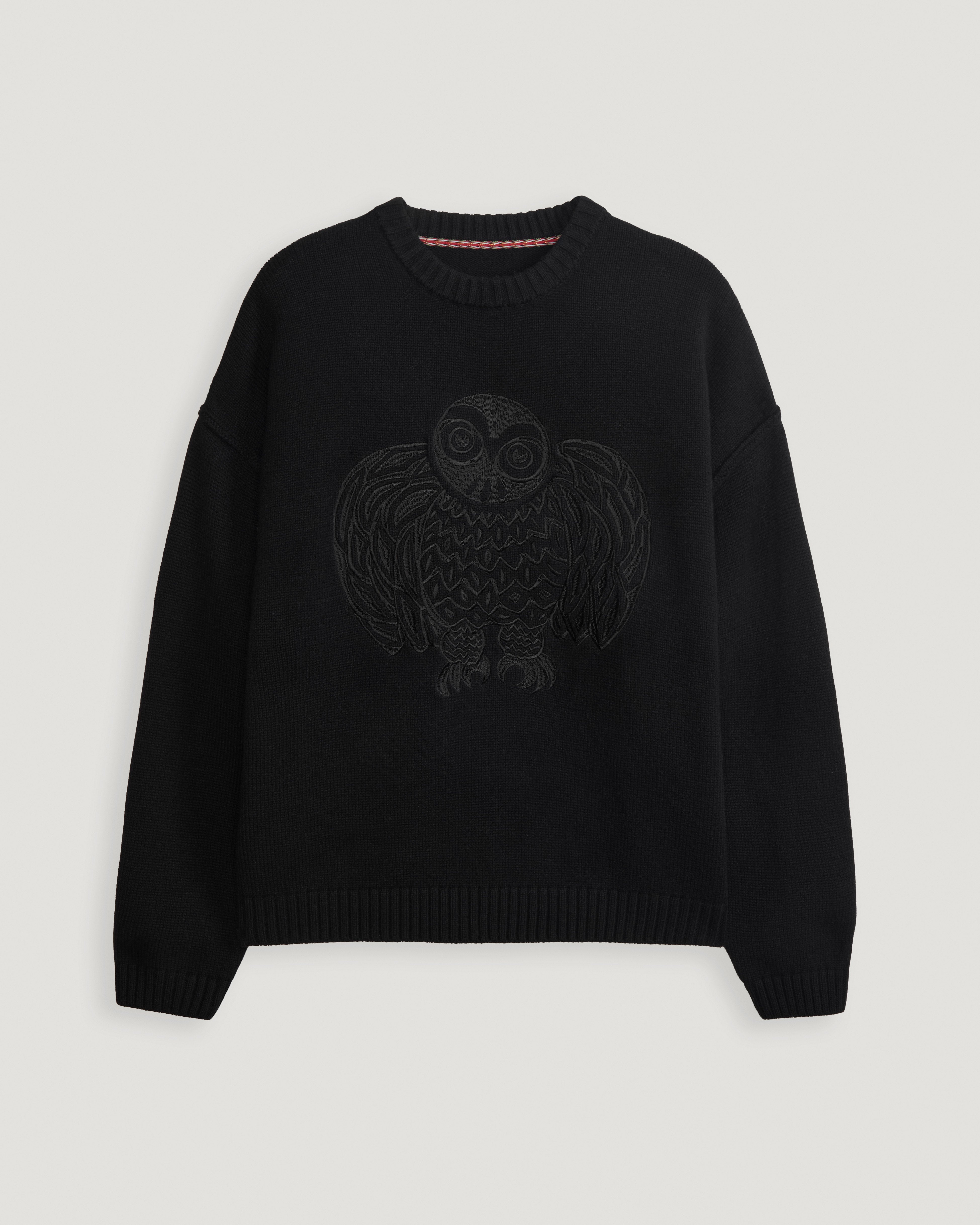 kanuk-flocon-pull-col-rond-logo-harfang-unisexe image 2