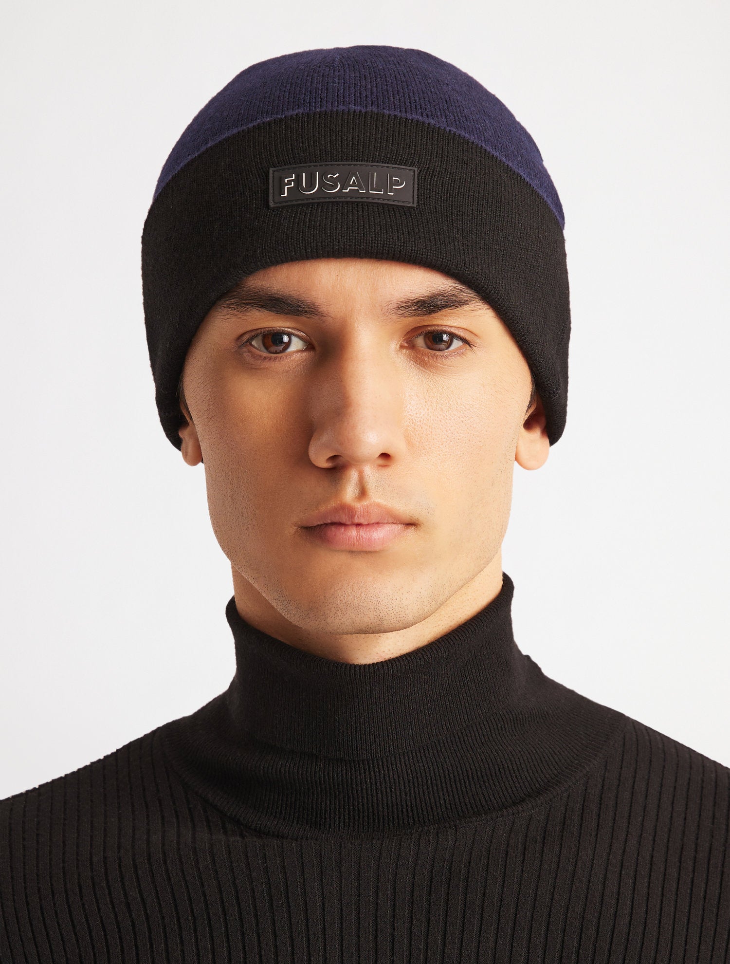 fusalp-bonnet-nieve-bonnet-en-laine-double-face-bicolore image 2