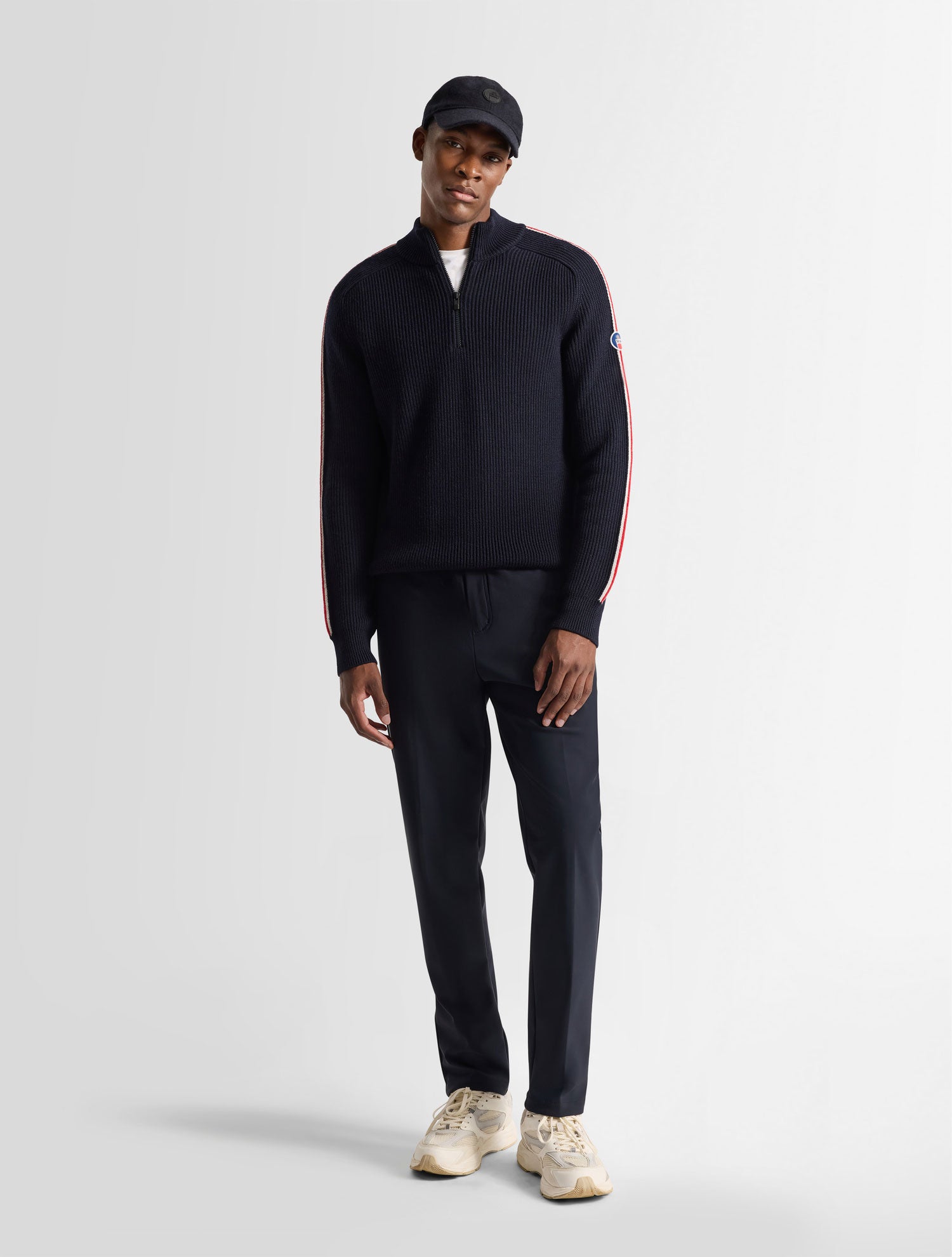 fusalp-dorianau-pull-laine-m-rinos-col-demi-zip image 1