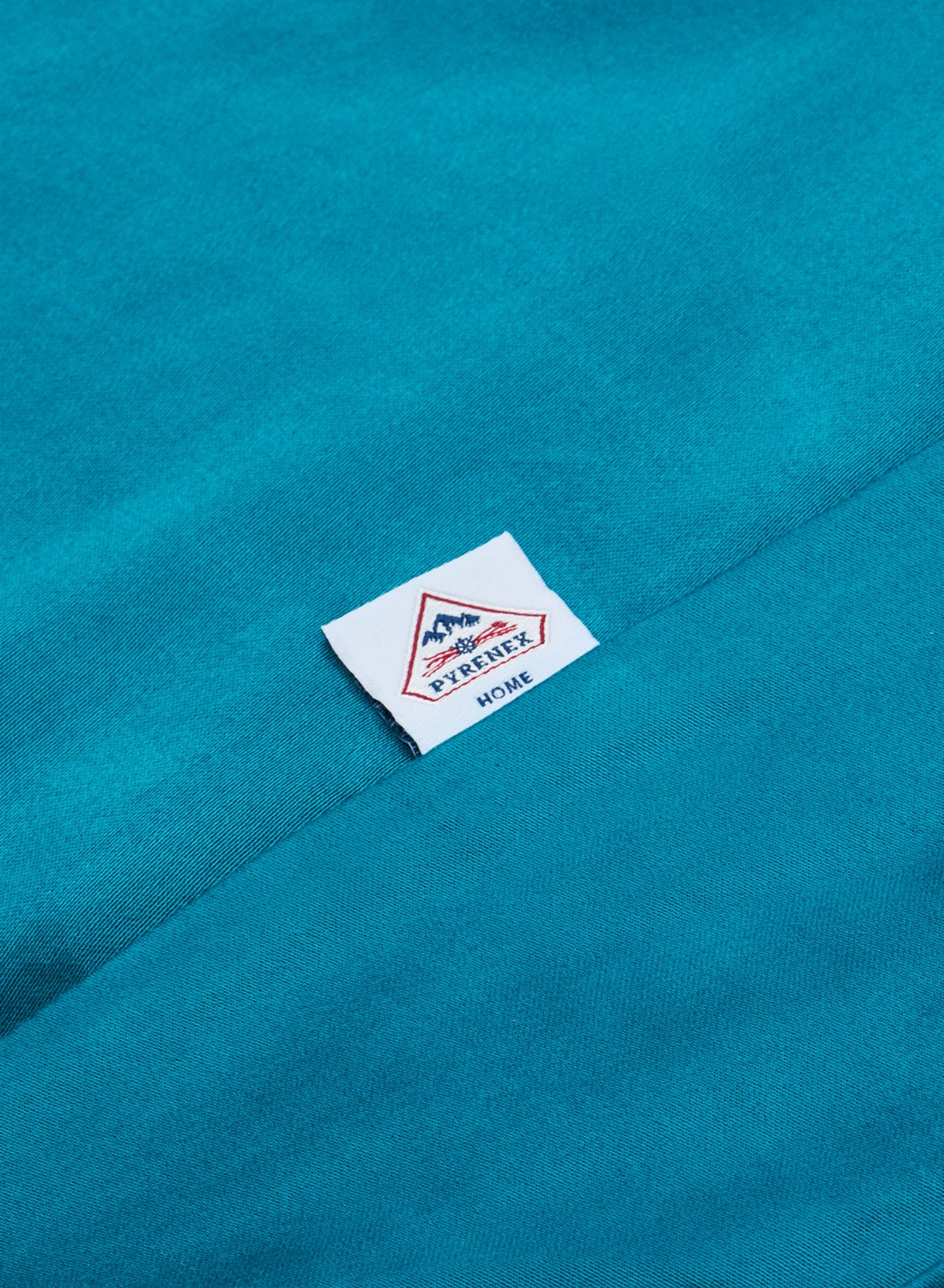 pyrenex-lily-drap-housse-bleu-paon-coton-bio-et-tencel image 1