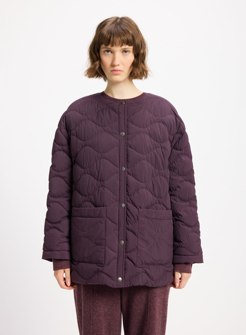 pyrenex-sienna-doudoune-l-g-re-femme-bordeaux image 1