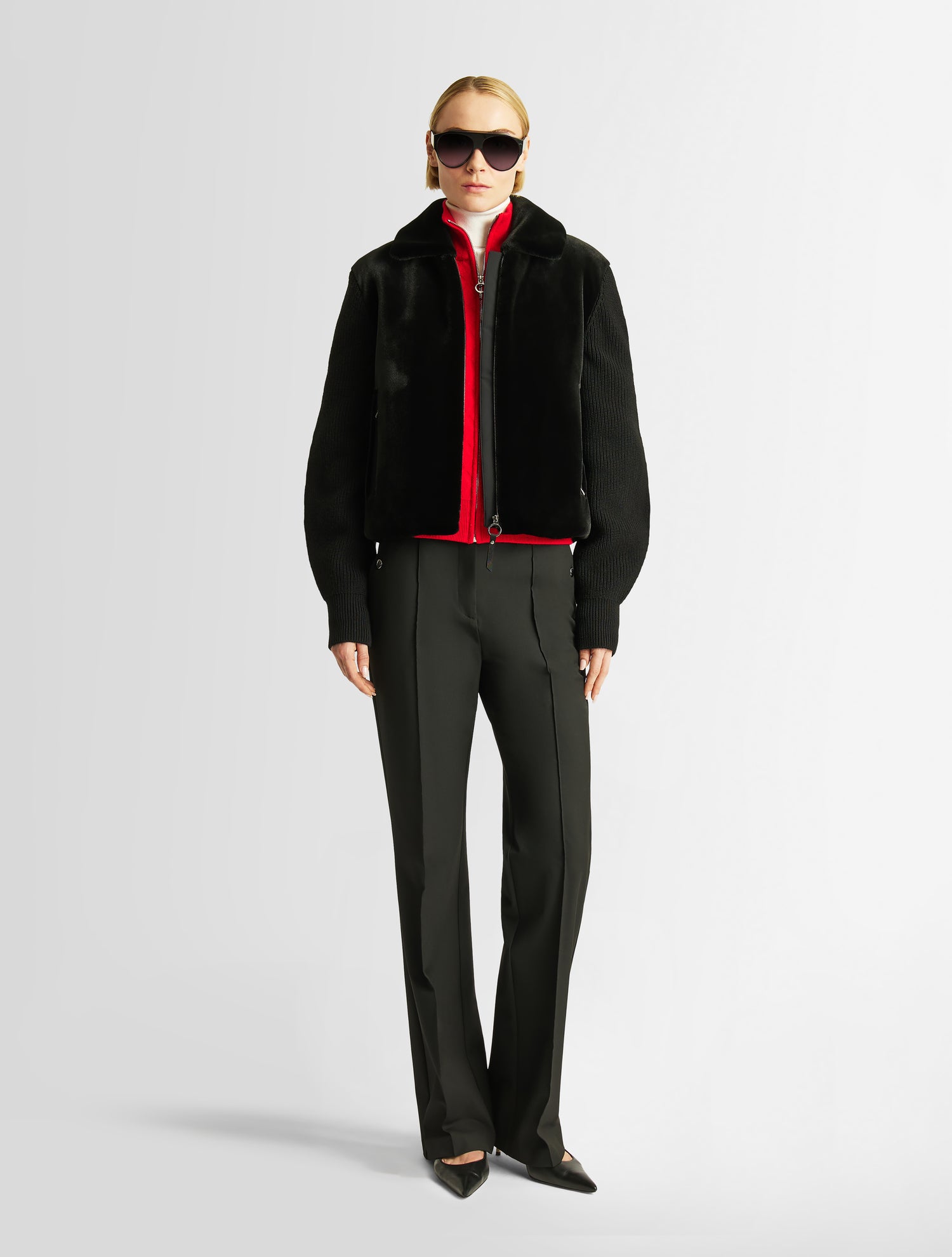fusalp-paige-veste-fausse-fourrure-et-laine-perl-e image 1