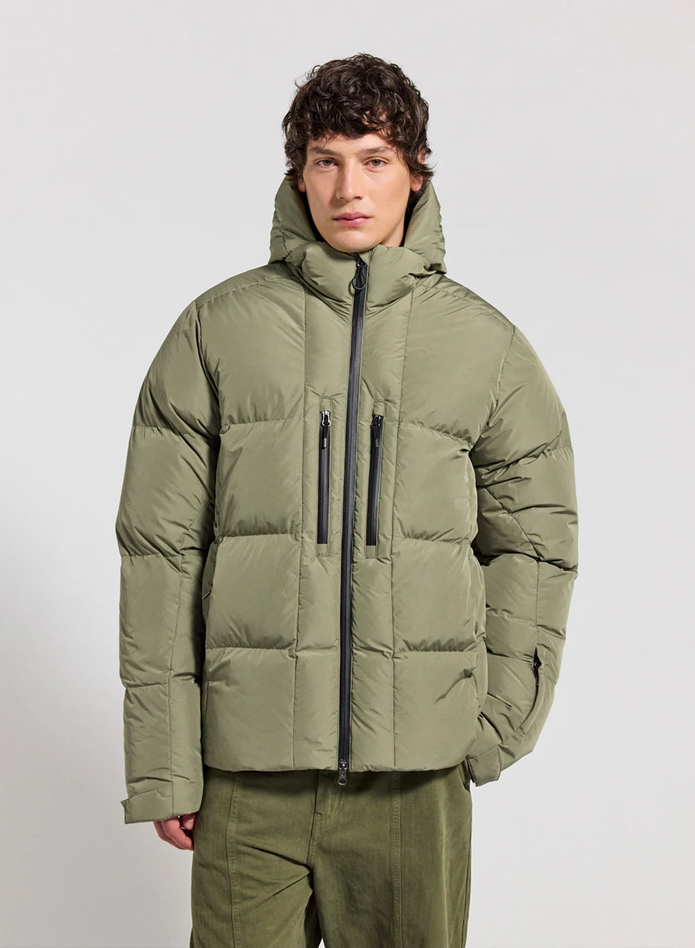 pyrenex-impulse-doudoune-capuche-homme-kaki-clair image 1