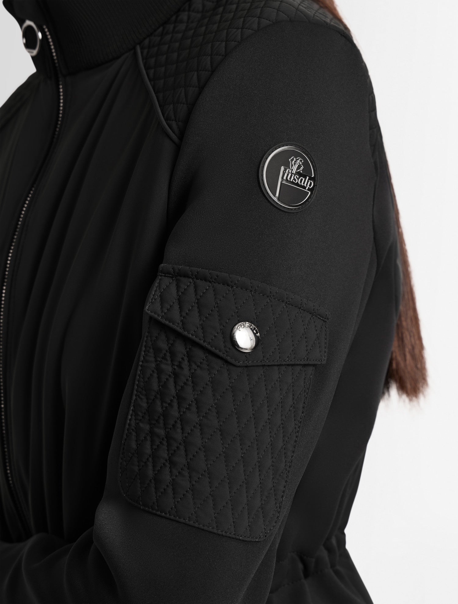 fusalp-laa-s-veste-femme-stretch-col-maille image 4