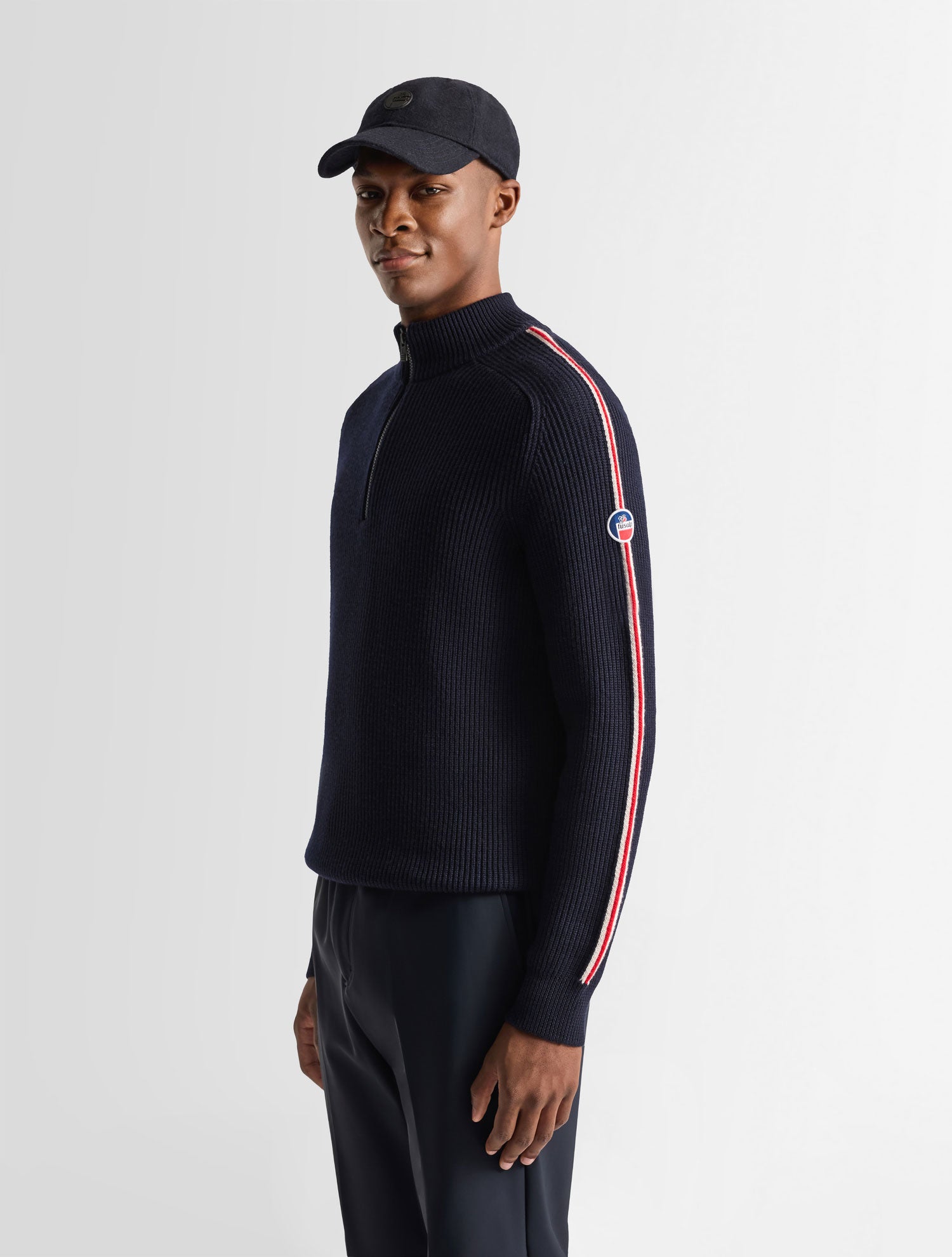 fusalp-dorianau-pull-laine-m-rinos-col-demi-zip image 2