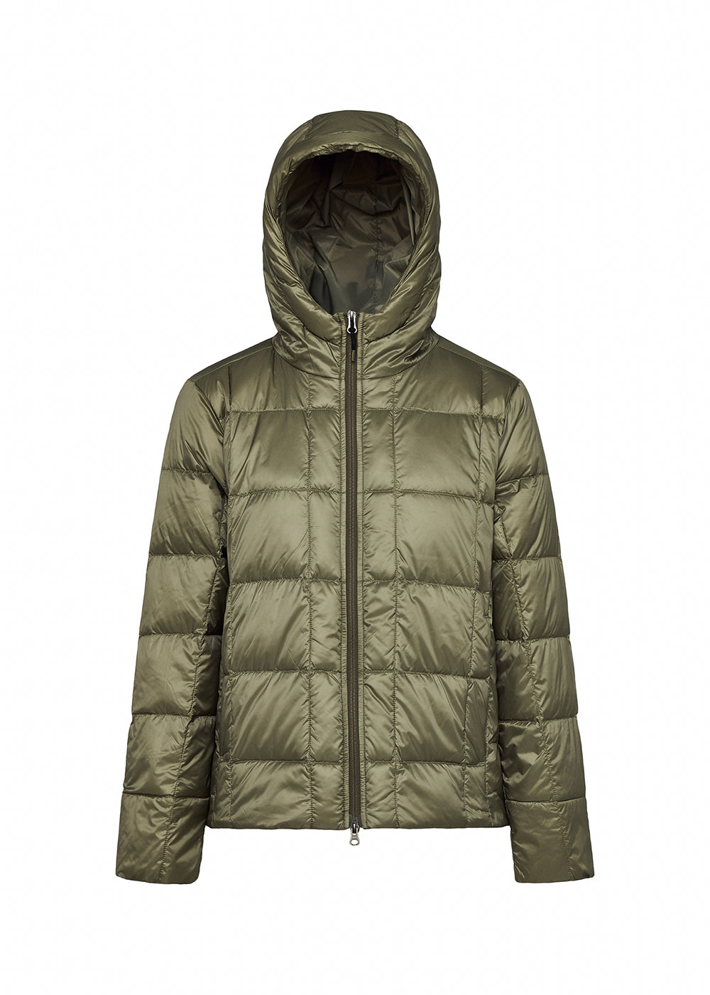 pyrenex-bassia-hooded-doudoune-l-g-re-femme-kaki-capuche image 6