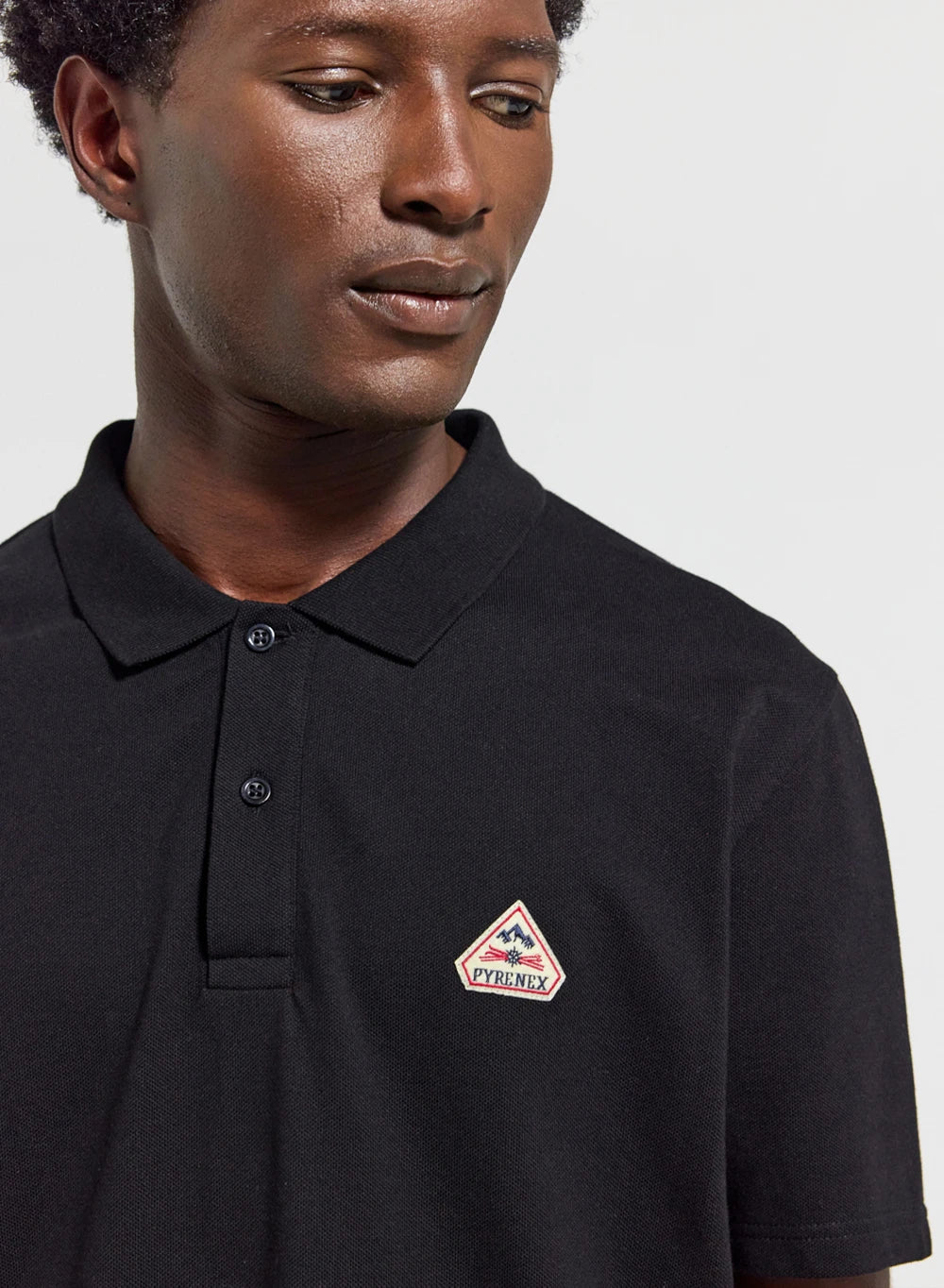 pyrenex-cobalt-polo-homme-coton-bio-noir image 5