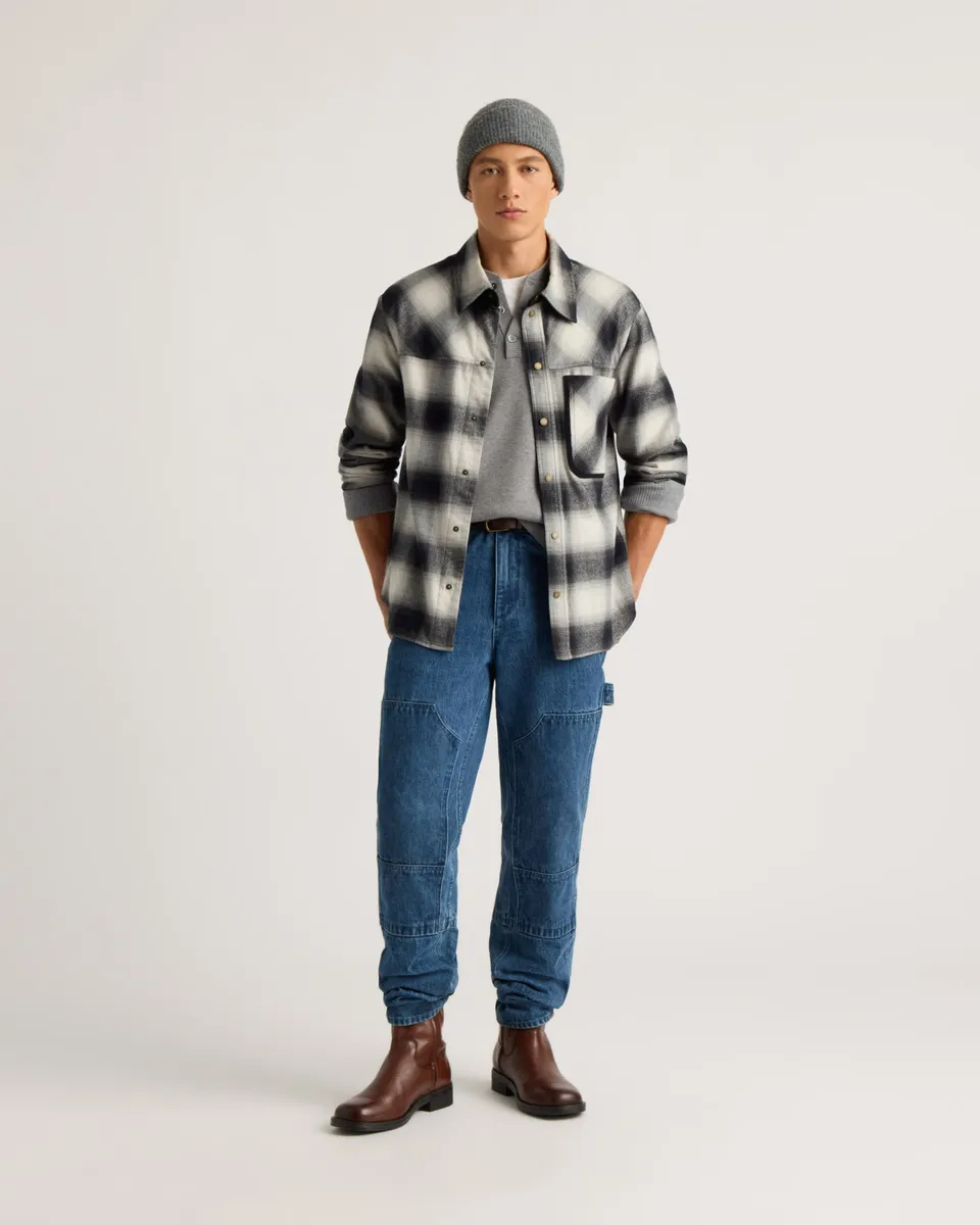 kanuk-saguenay-chemise-carreaux-homme-bordure-toile image 1
