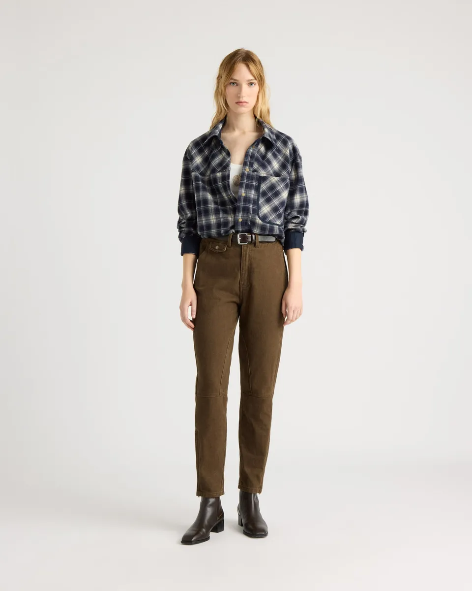 kanuk-sherrington-pantalon-questre-en-serg-femme image 1